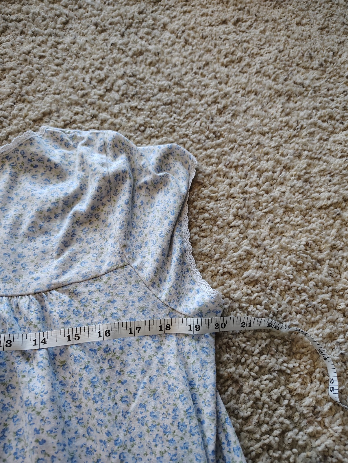 Vintage Granny Gown Cottage Core Floral Lace Women’s M Medium