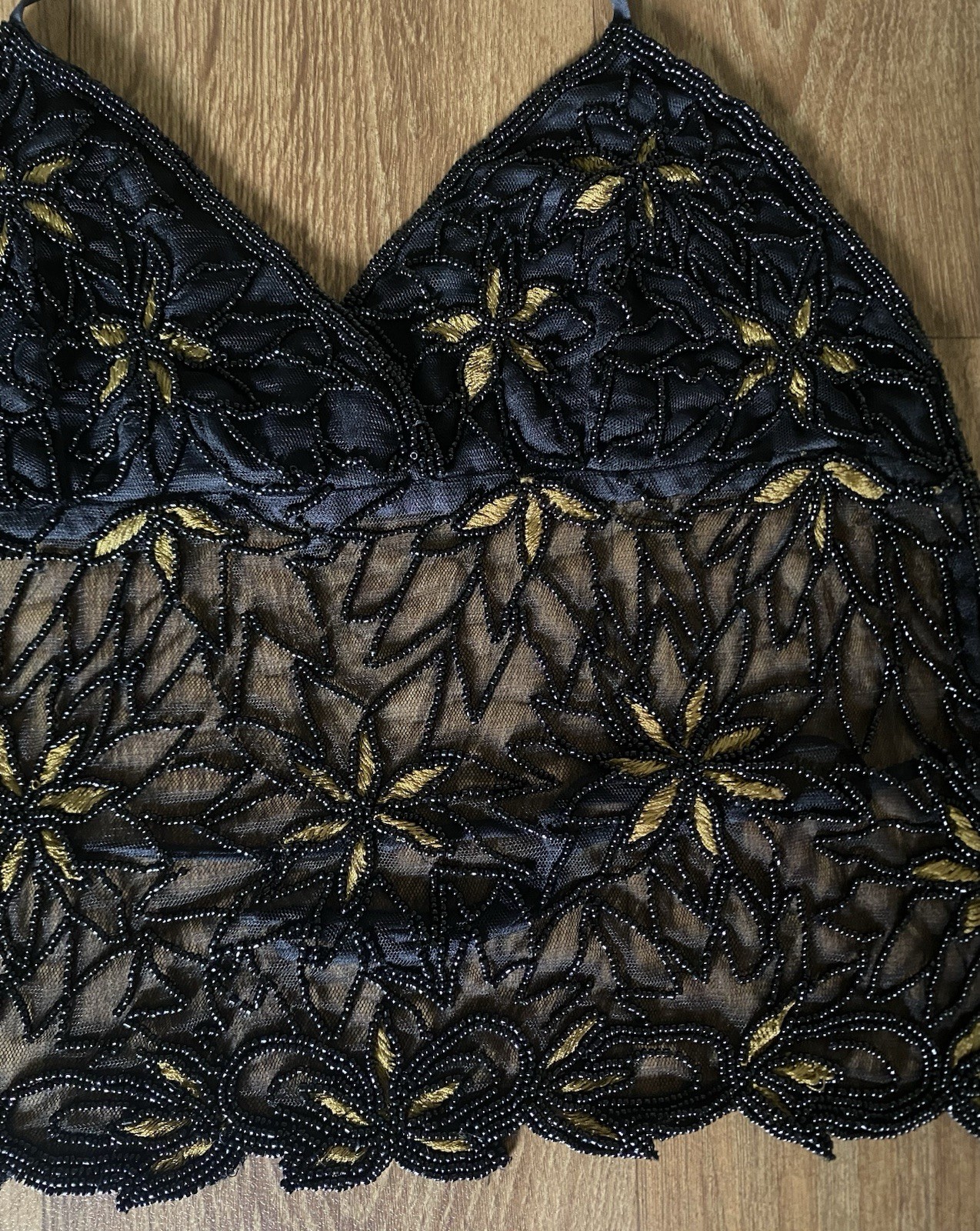 Vintage Charlotte Russe Y2K Backless Beaded Halter Top Fairycore Festivals