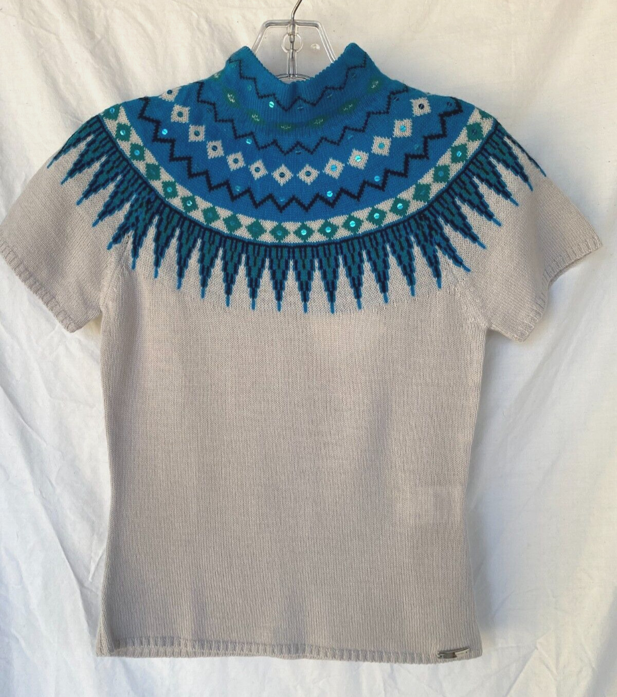 VTG 80s..FORNARINA..SOUTHWESTERN..WOOL..PULLOVER..SWEATER..NWT..XS / S