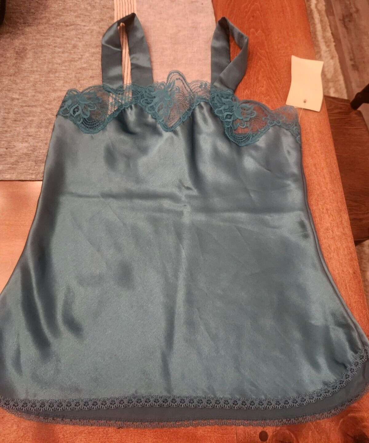 80s Vintage Wondermaid Silky Camisole lot of 3 sz 32 s green & pink NWT