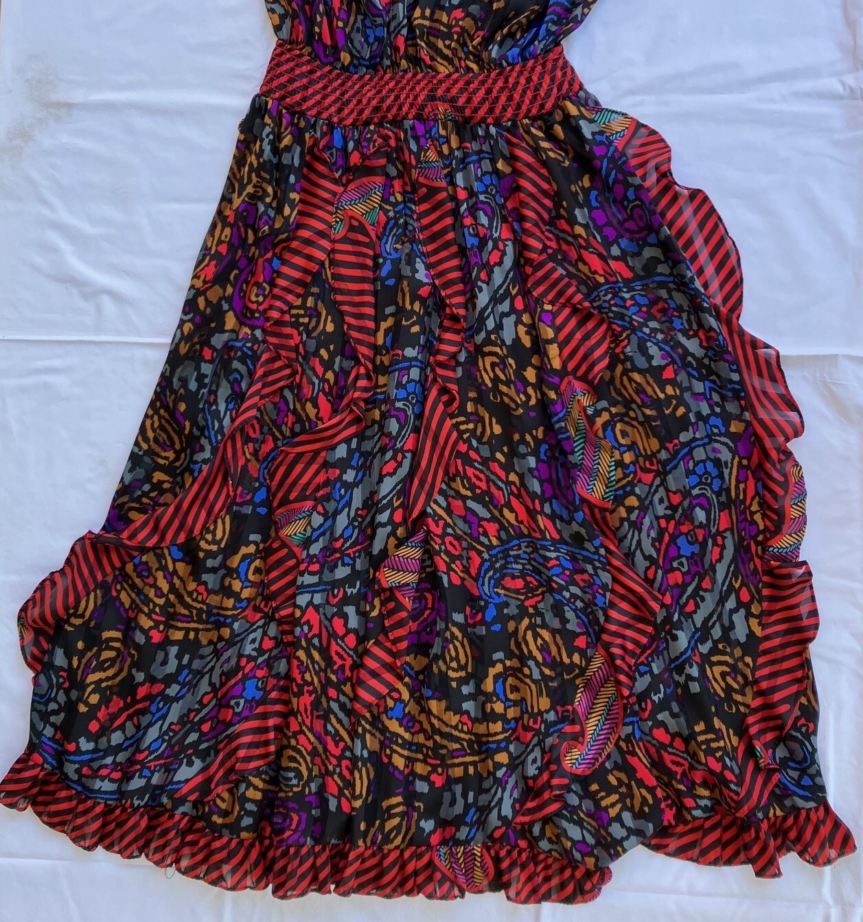 ASSORTI for Susan Freis Vintage c1980 Dress, Medium size