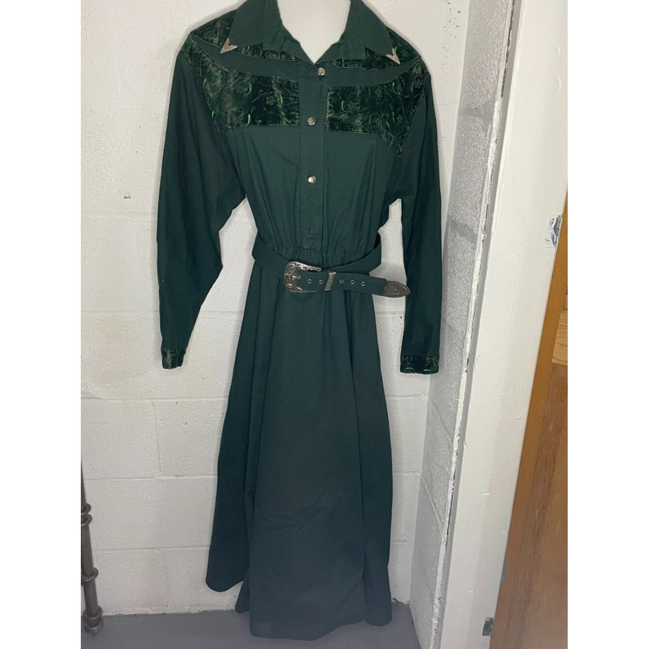 Vintage 1996 Western Themed Dress with Matching Belt