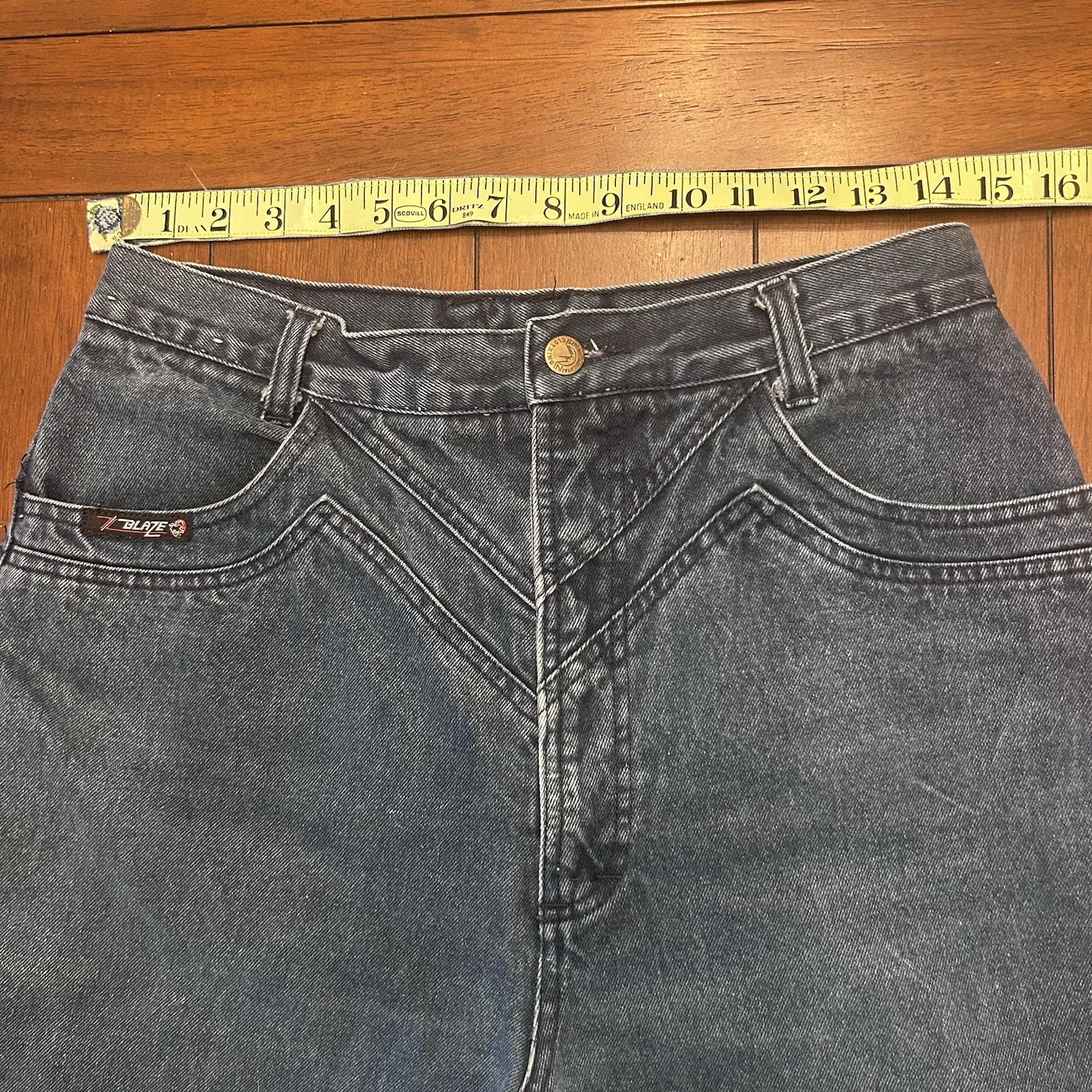 VTG Blaze Blue Bareback Jeans Rockies Rocky Mountain Jeans High-rise Size 11