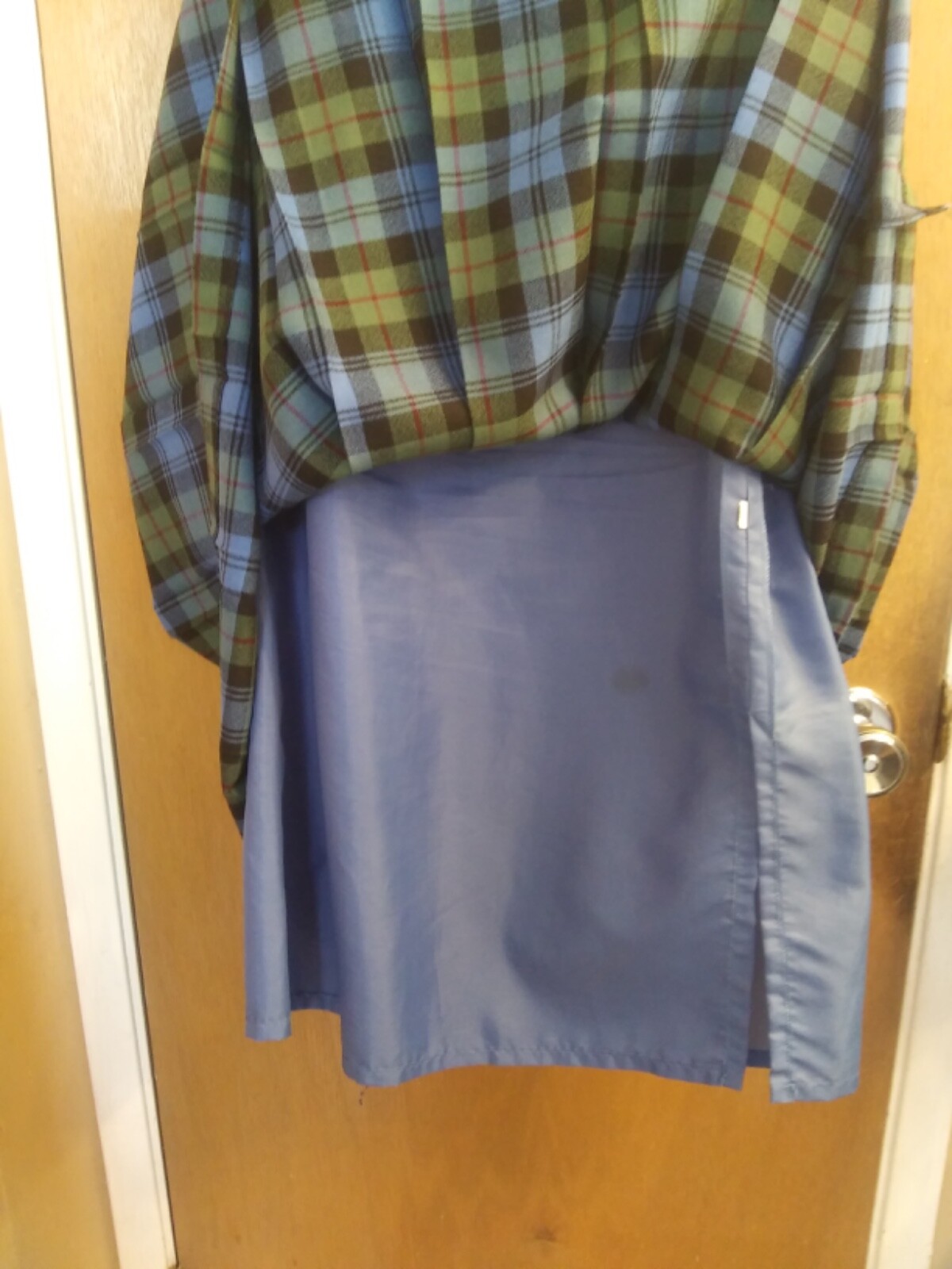 1950s Vintage Dean’s of Scotland Tartan Wool Pleated Skirt
