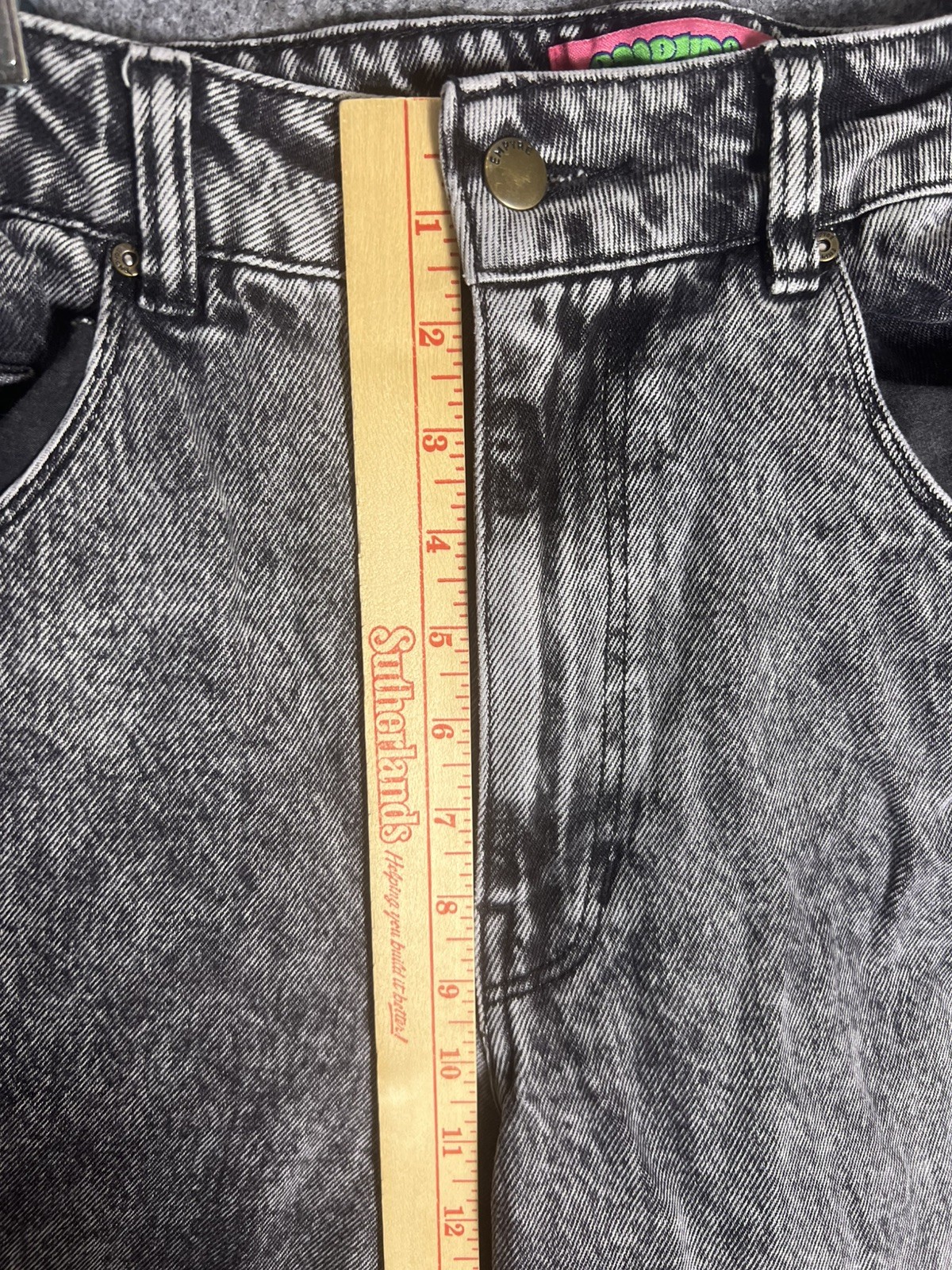 Vintage Empyre Verge Acid Wash Jeans Women’s 12 31×30 Gray Skater Streetwear