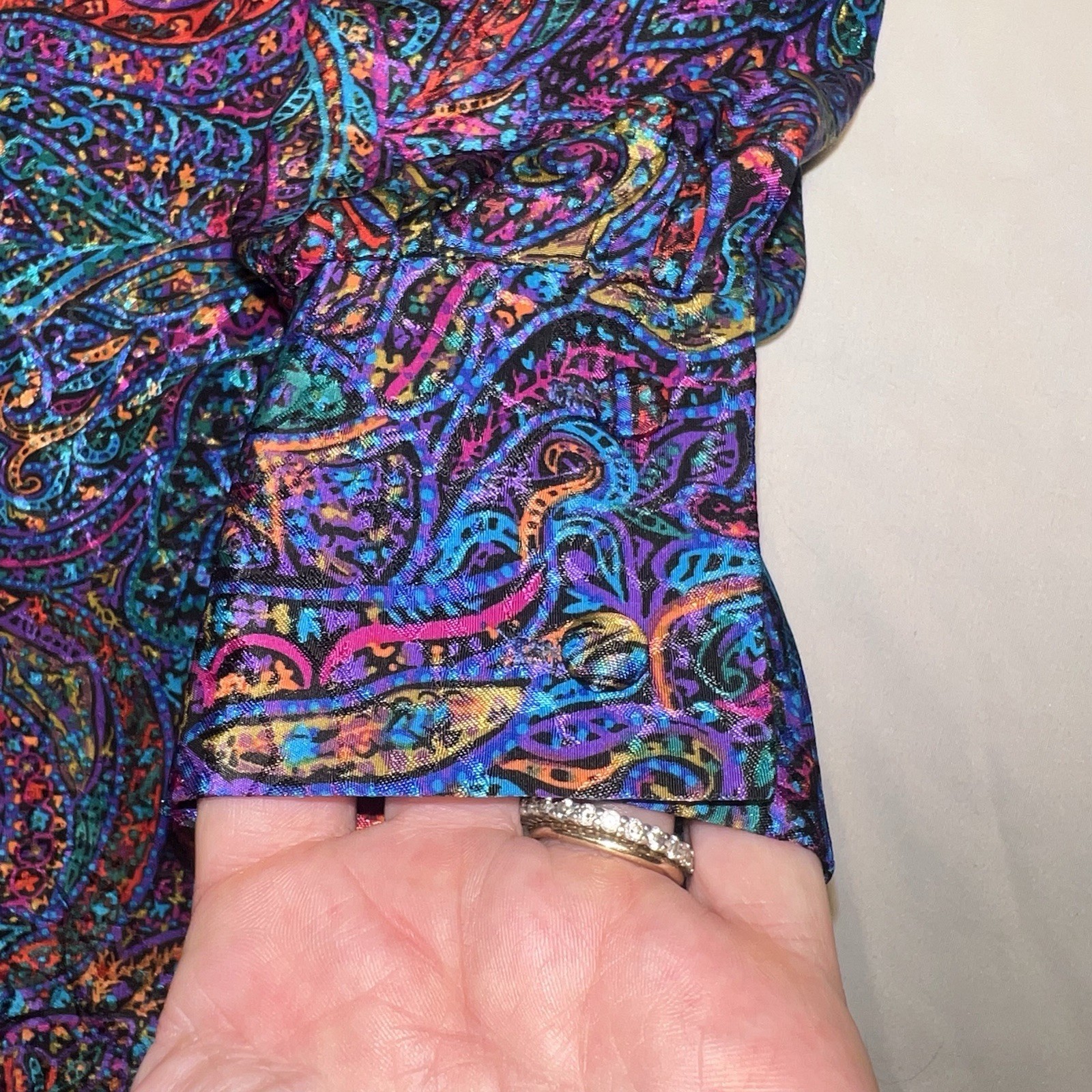 Willi Of California VTG Paisley Dress Sz 8