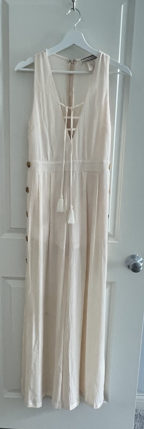 NEW Flying Tomato Boho Maxi Dress Size S Buttons Down Side