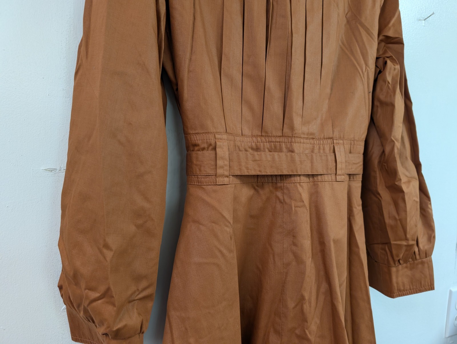 Vintage Rain-Ette Fashions Trench Coat 70s Street Style Lightweight 13 / 14