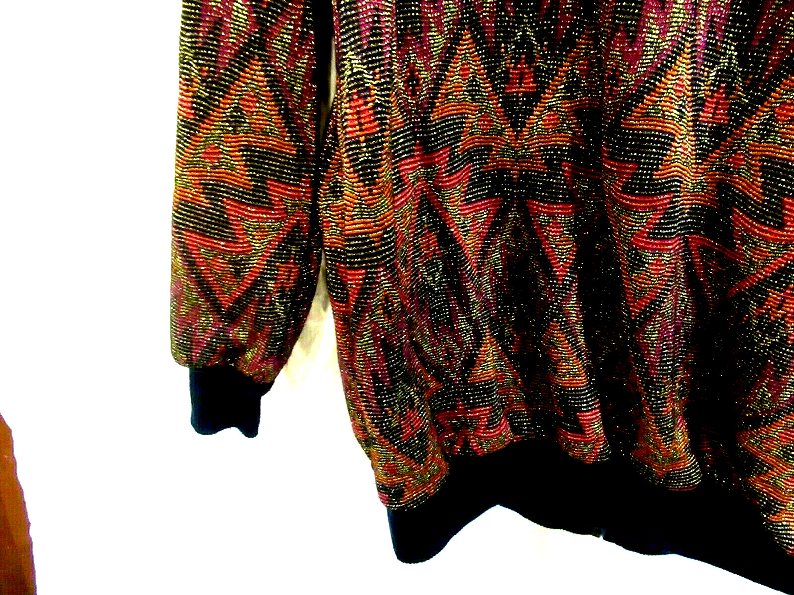 Kathleen Usherwood for Periphery jacket, gold red, Neiman Marcus, 44″ chest
