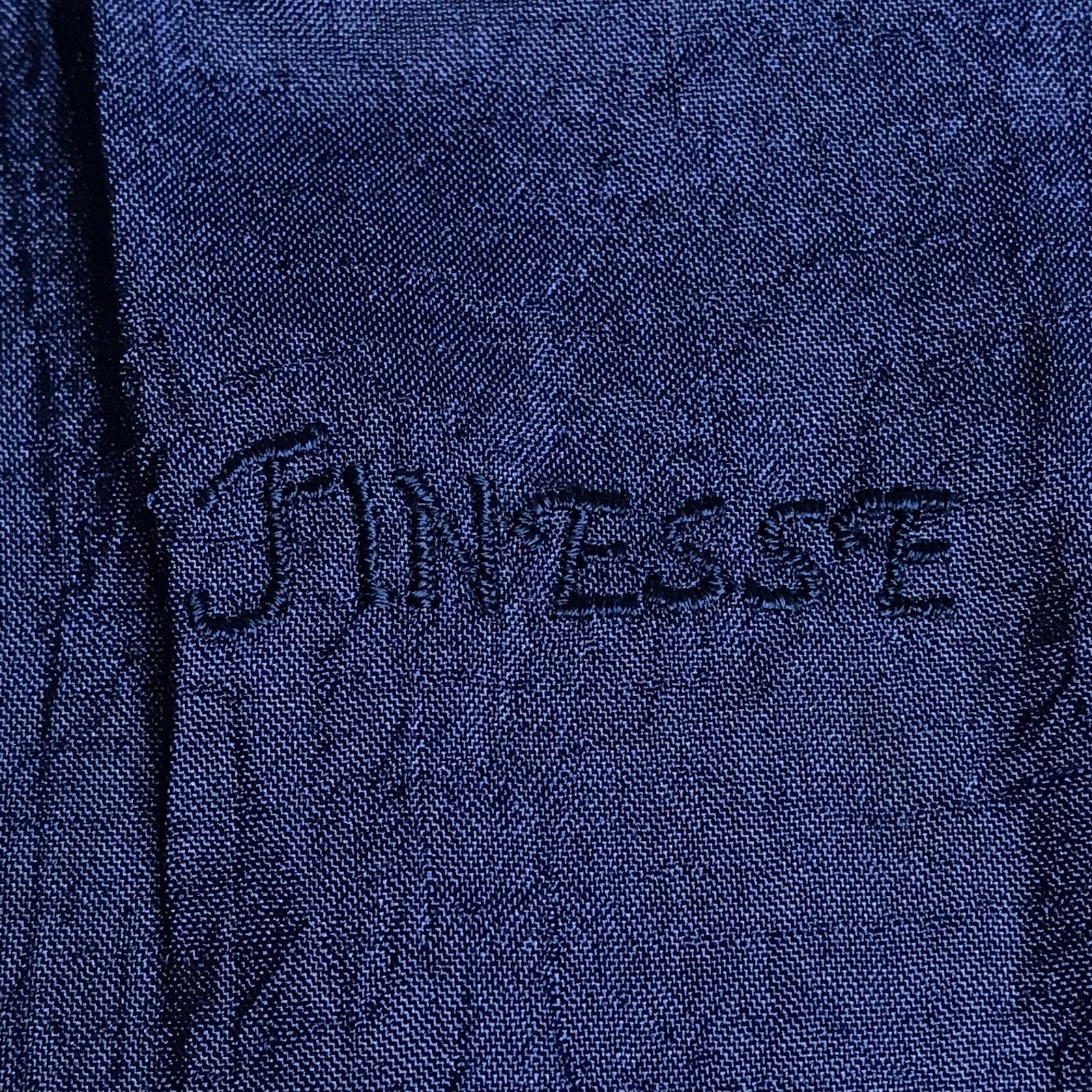 Finesse Sportswear Blue Vintage Zip Up Taffeta Jacket Size Large