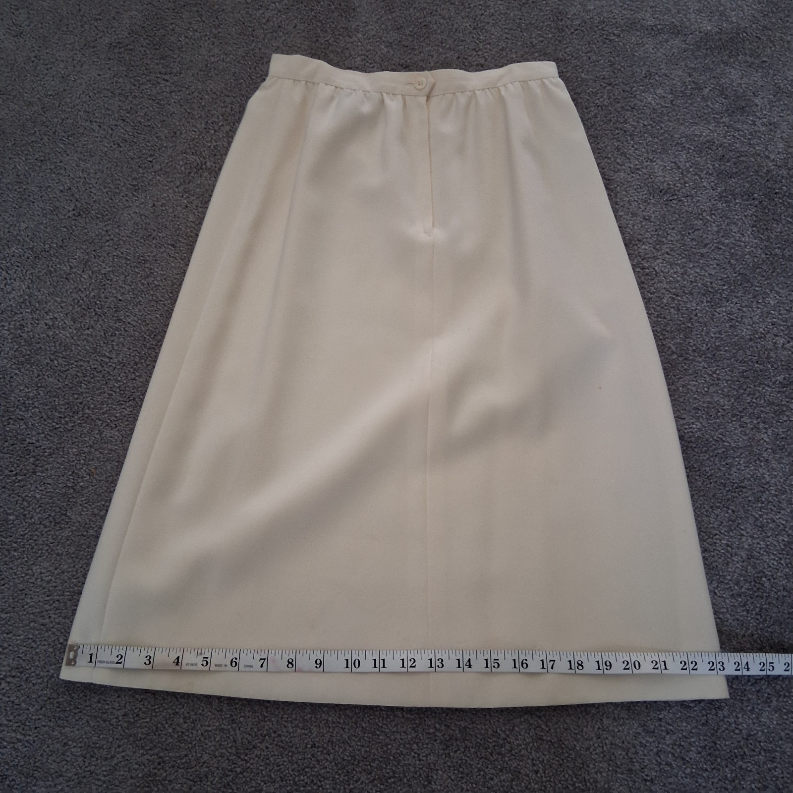 VTG Sasson Women’s Cream/Off-White Skirt Suit Outfit Size 10/11 Lined