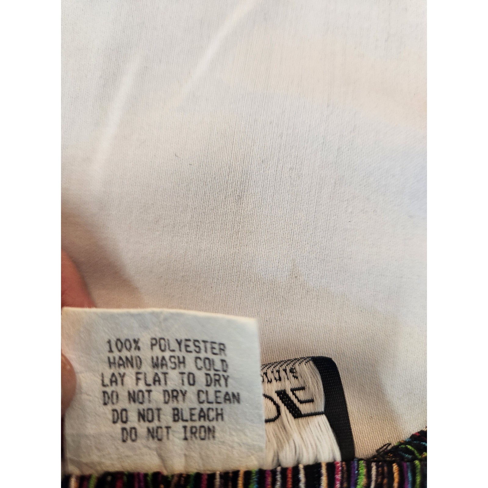 Vintage Sharade of CA Psychedelic Swirl Ribbed Midi Dress 14P Multicolor Sheer