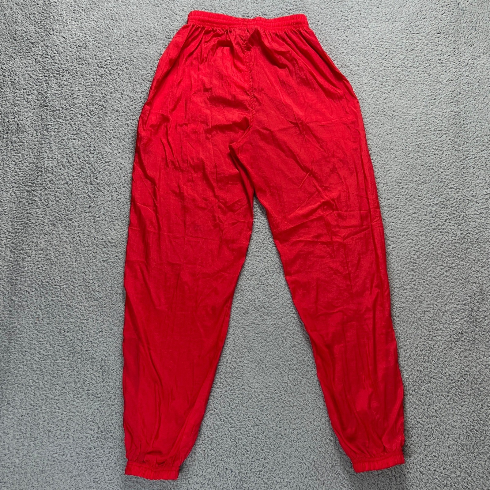 Guess Sport Track Pants Junior Small Red Nylon Vintage 90s Windbreaker NWT