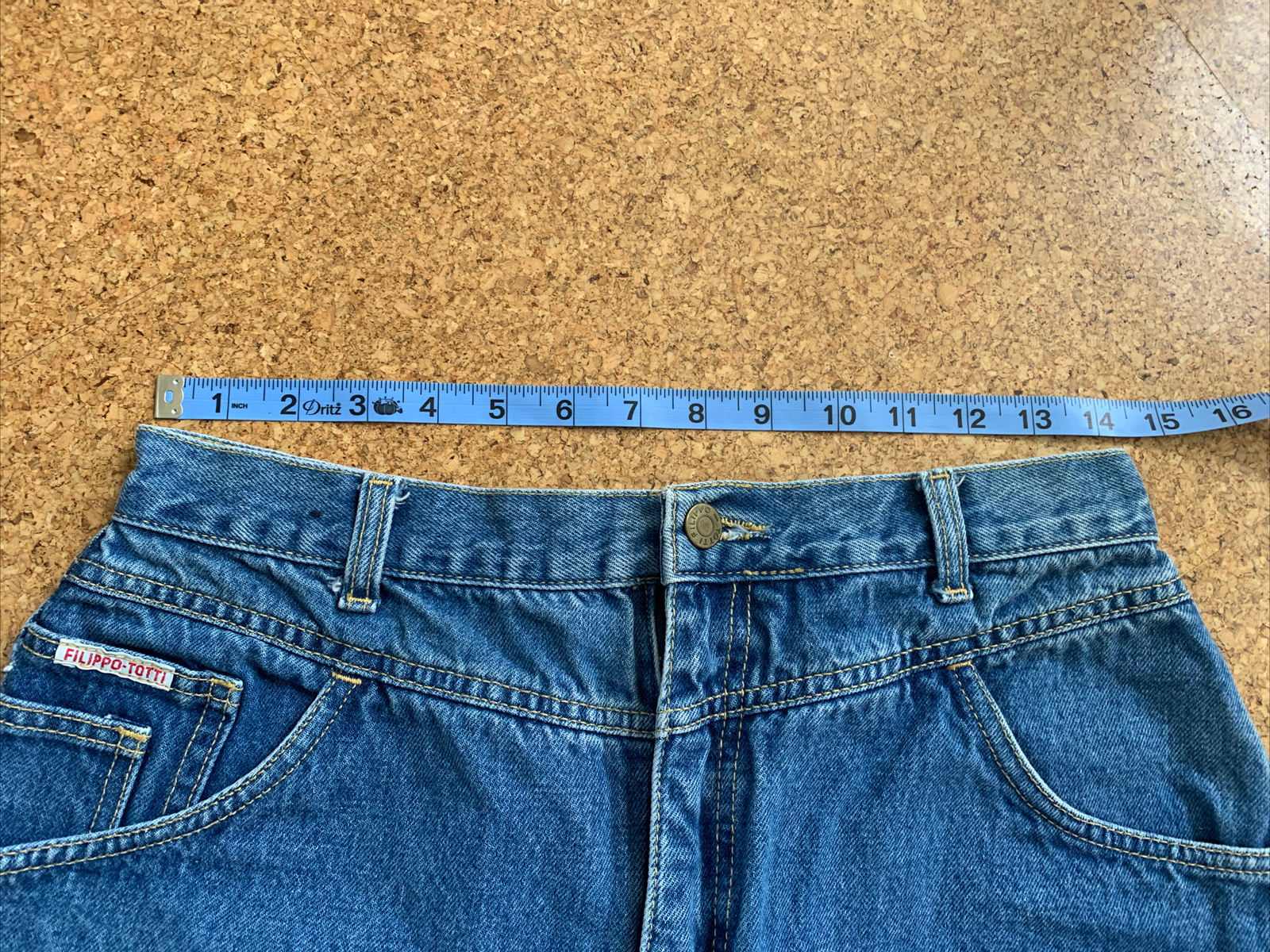 VTG FILIPPO TOTTI 80s Mom Jeans Skirt Sz 13/14 – Waist 28 “