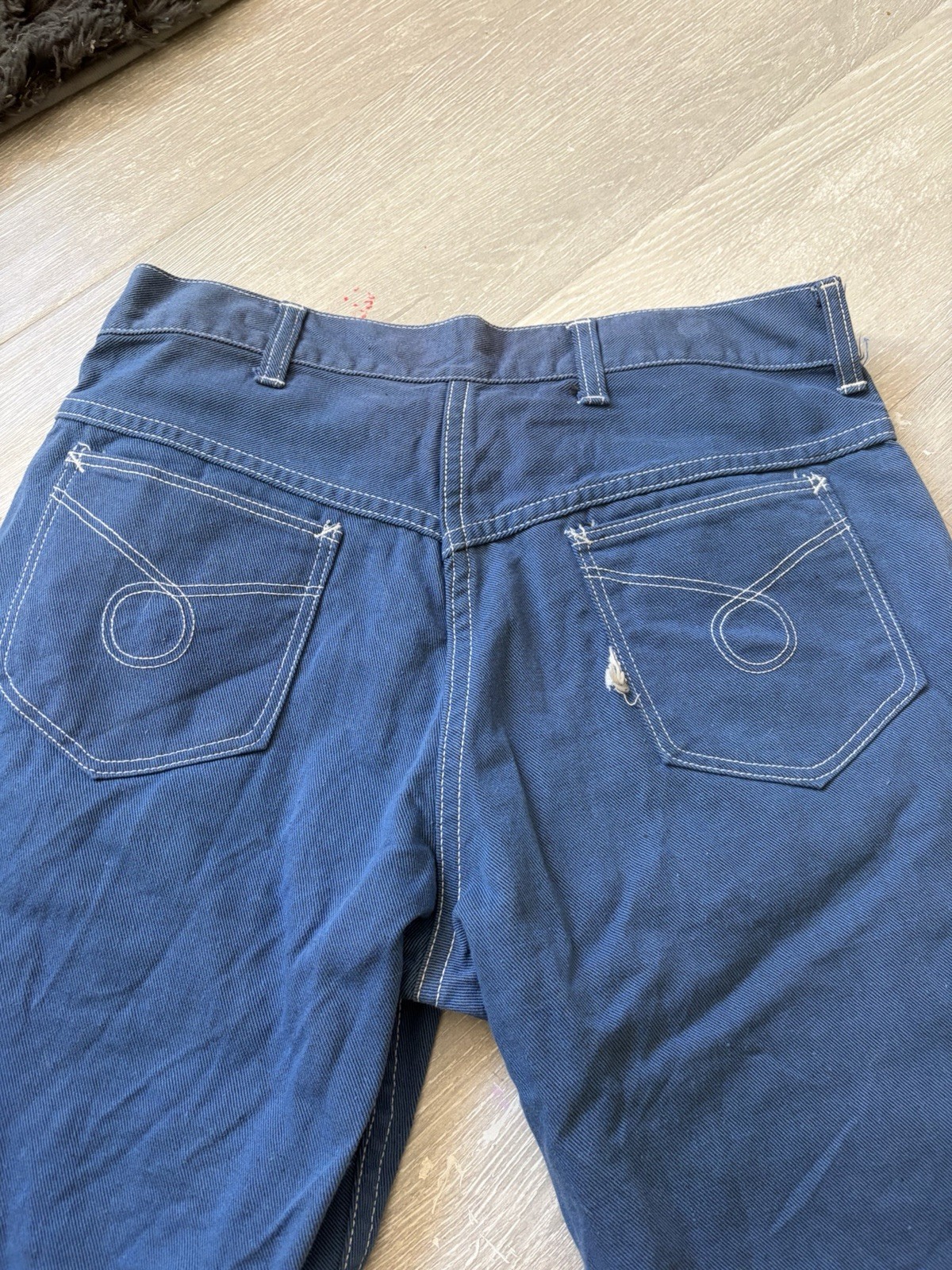 Vintage 60s-70s Blue Sears Jeans Women’s Denim Pants Straight Leg