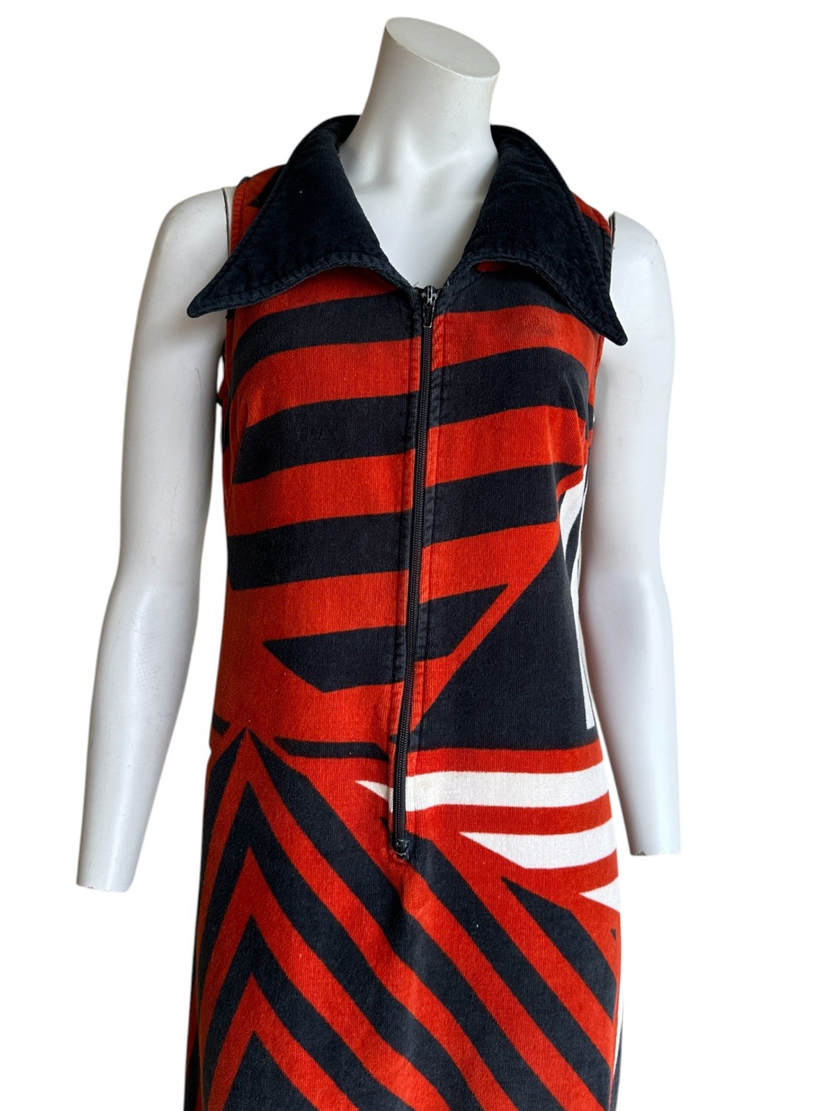 1970s Terry Cloth Euro Resort Wear Dress by MÖVE