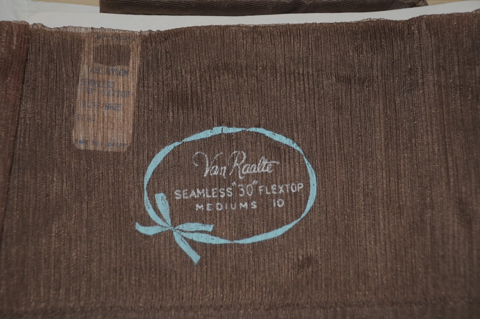 Vintage Van Raalte Nylon Stockings Size 10 M 1 Pair