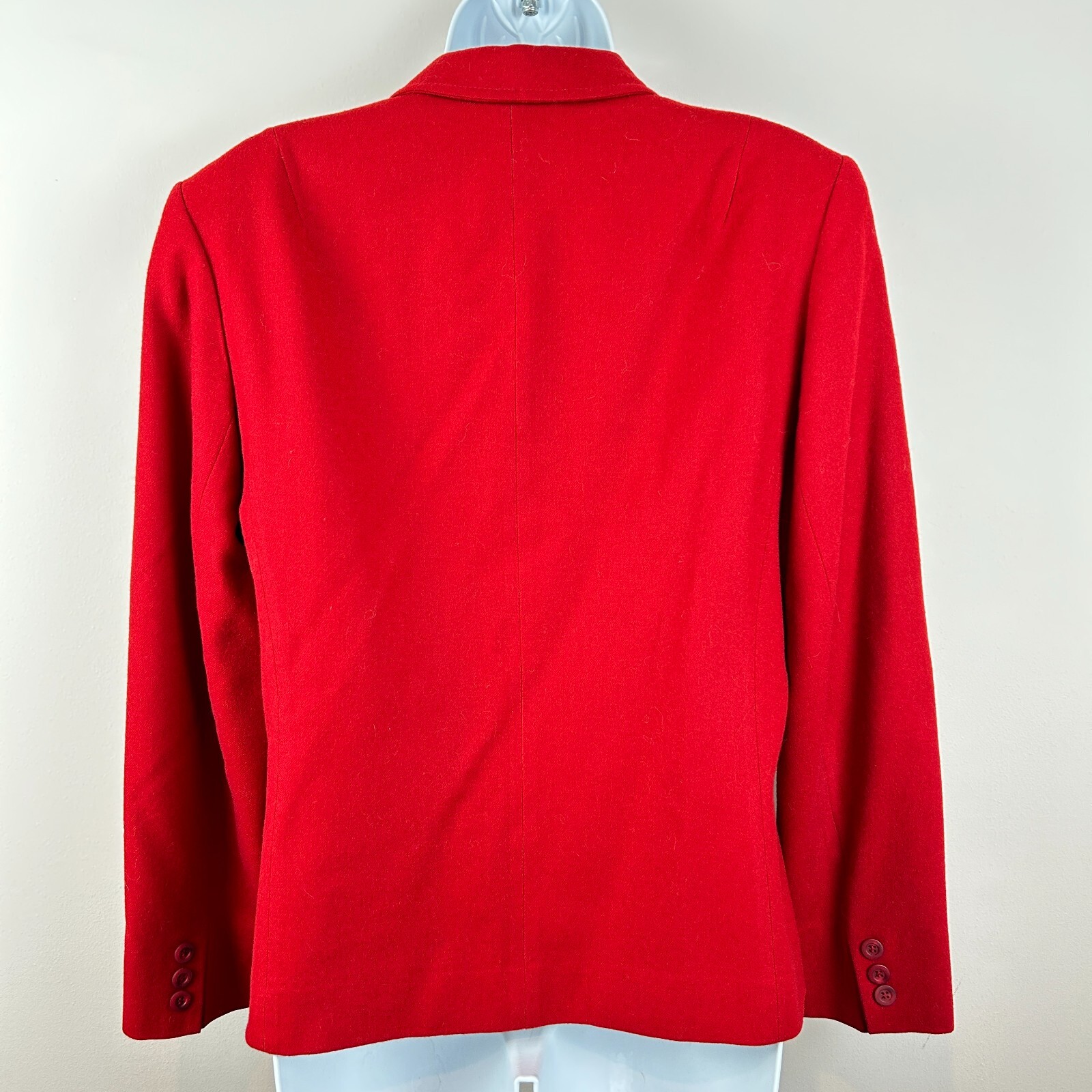Pendleton True Red One Button Classic Wool Blazer Size Medium USA Made