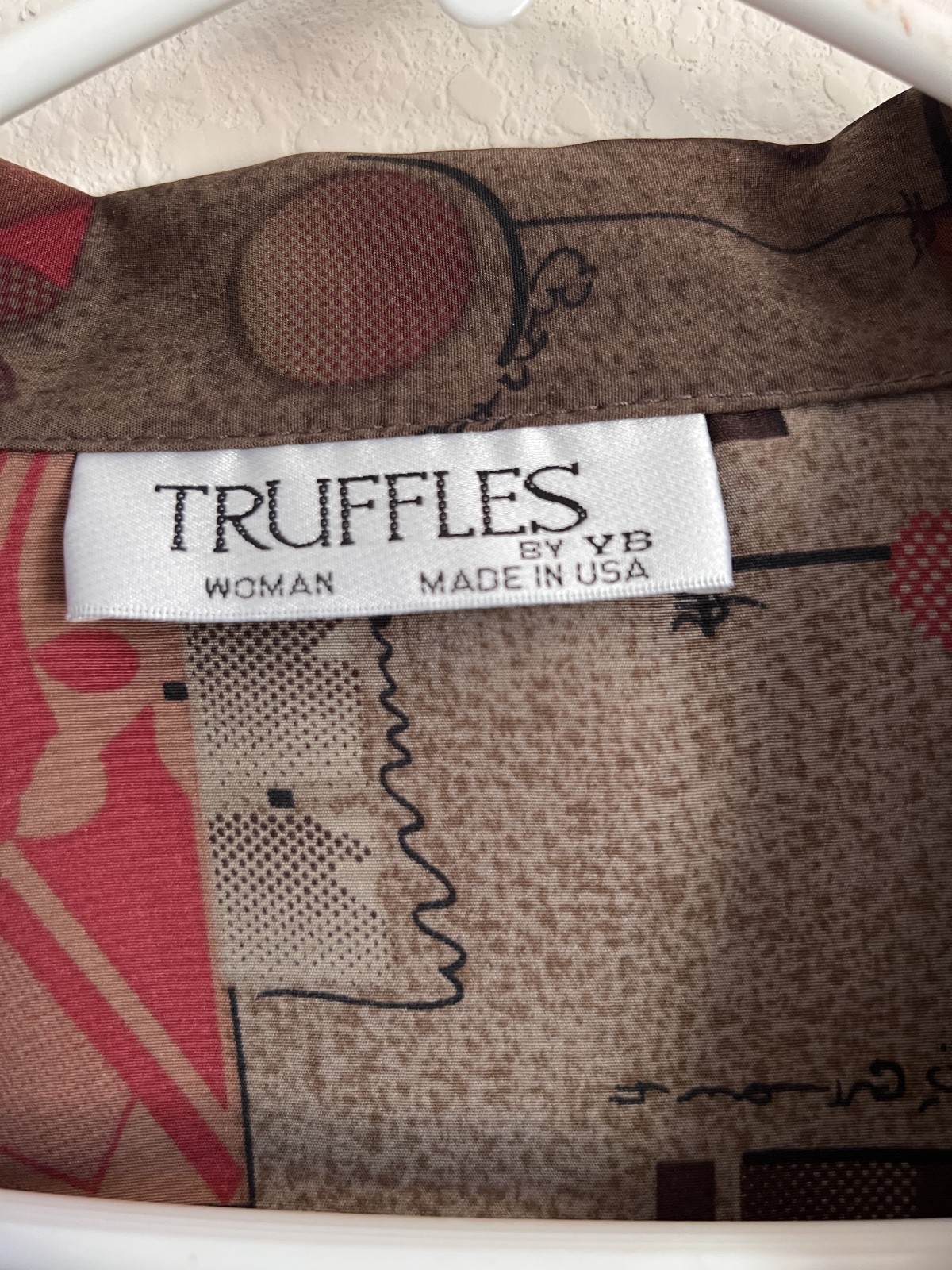 Vintage Truffles button long sleeve shirt Late 90s/Y2K M