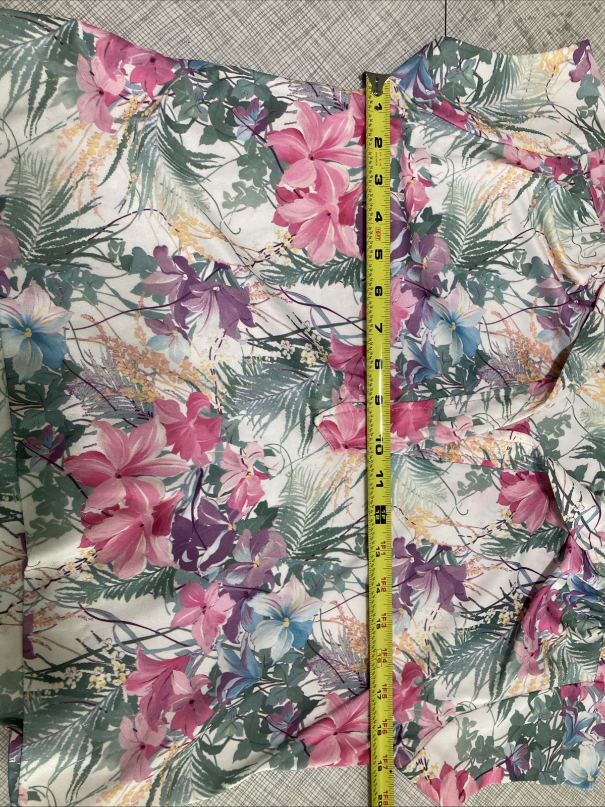 Vtg 80s Cottagecore Floral Skirt Set 2pc Popover Flutter Sleeve Secretary XS S