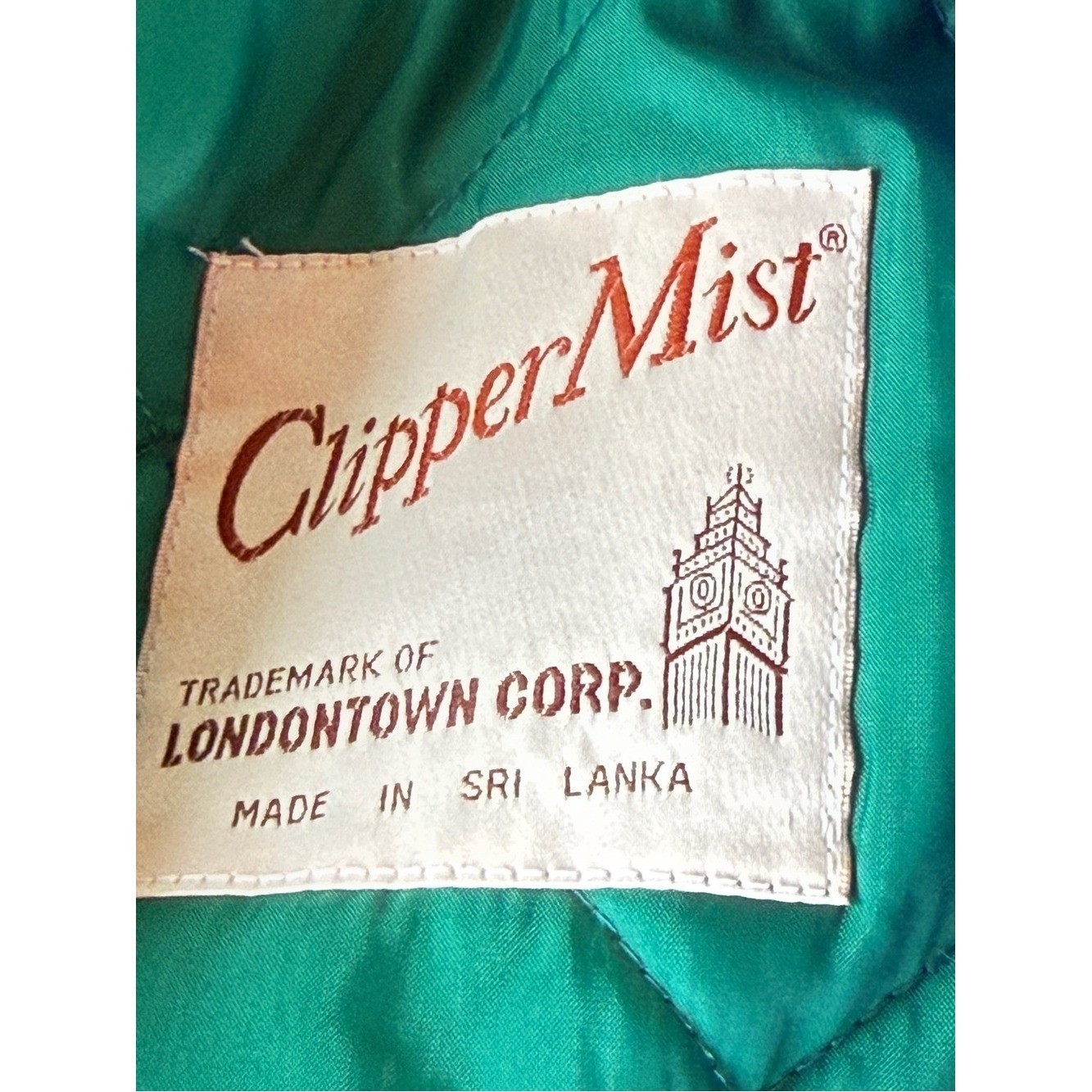 Vintage ClipperMist Londontown Corp. Quilted Jacket Cobalt Blue L
