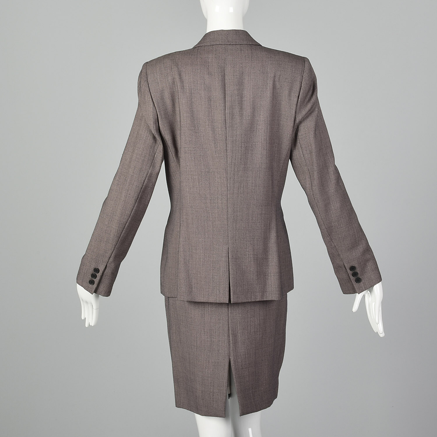 Large Alexander McQueen Pre 2002 Skirt Suit Vintage Blush Women’s VTG Wiggle