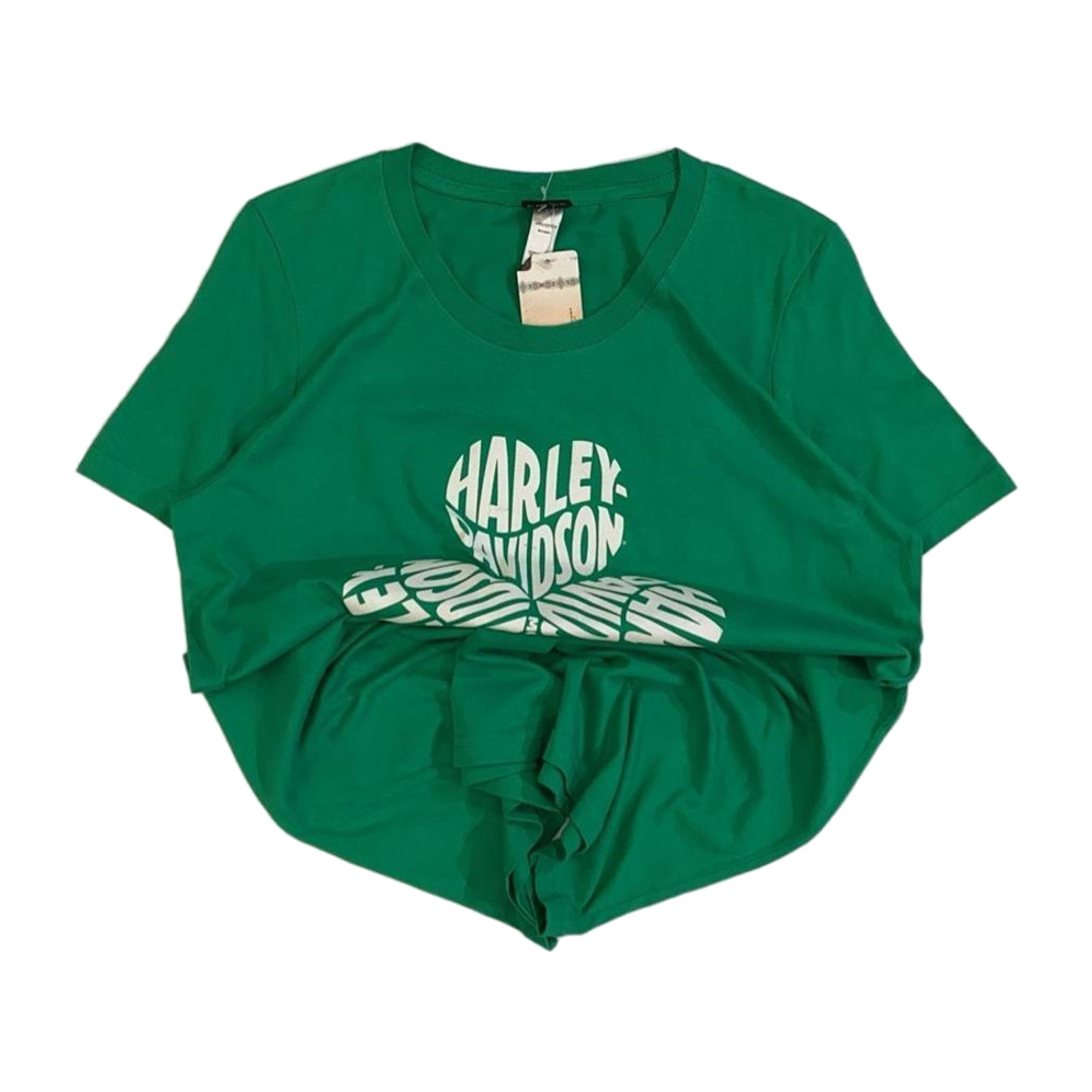 Harley Davidson Women’s New with Tag Shamrock Short Sleeve T Shirt Green XL