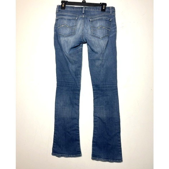 Vintage Mudd Juniors Girls Distressed READ Medium Wash Flare Jeans Sz 7
