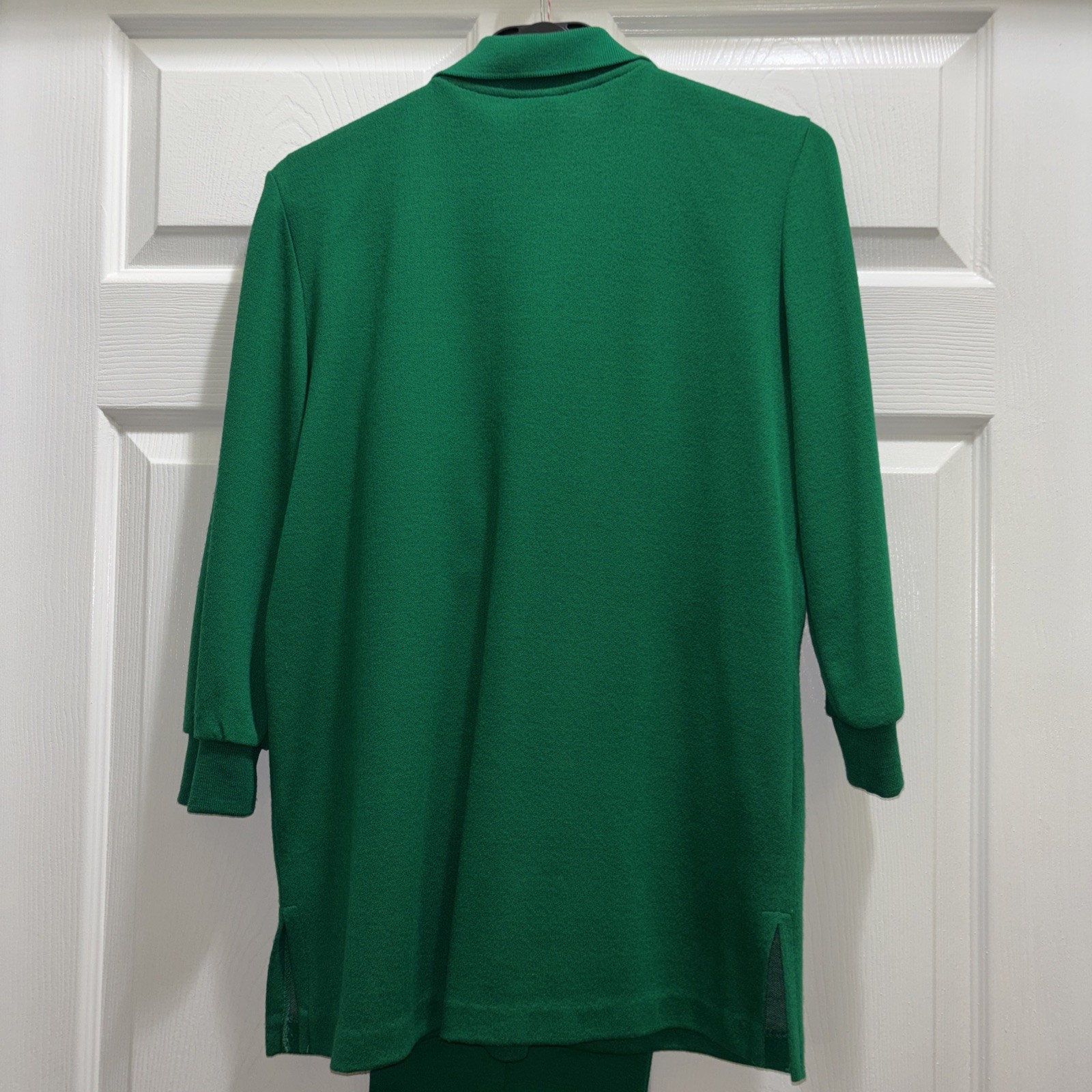 Vintage California Wear Green & Gold Matching Christmas Outfit Size 8- Made USA