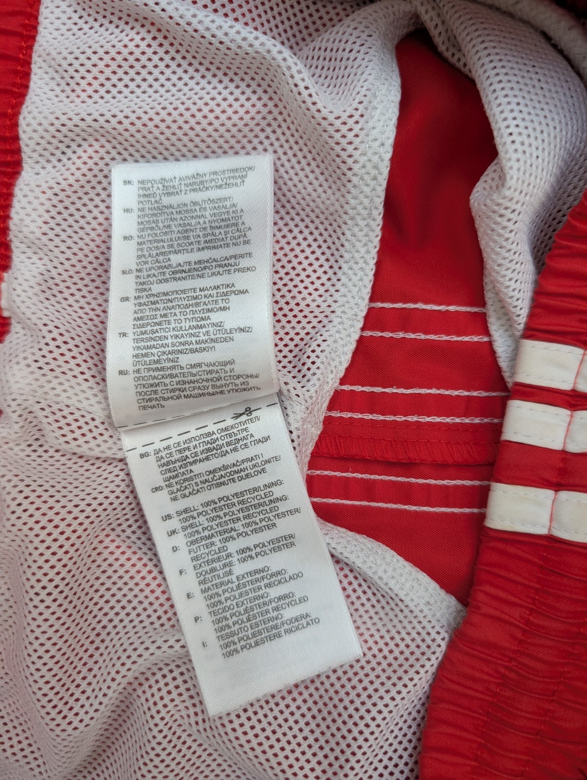 Adidas Sprinter Glanz Womens Shorts S Red Sports Vintage Football Casual Retro