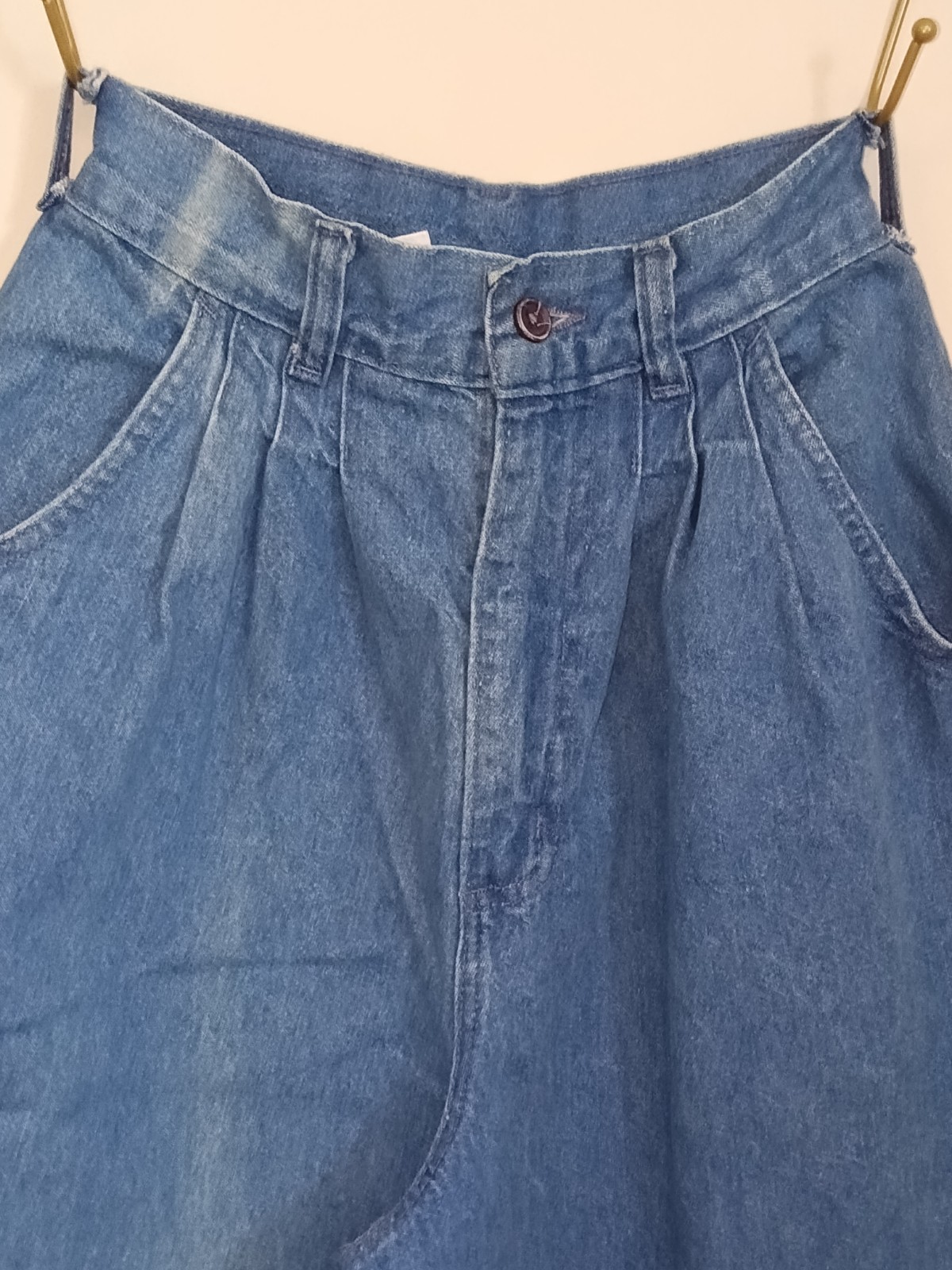Tour de France Vintage 80’s Women’s Denim Culotte Bermuda Jorts Shorts SZ 3/4
