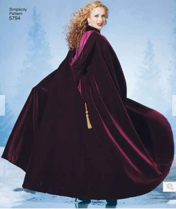 Panne Velvet Lined Cape Custom. Wiccan SCA Medieval RenFaire LARP Hooded S-4X