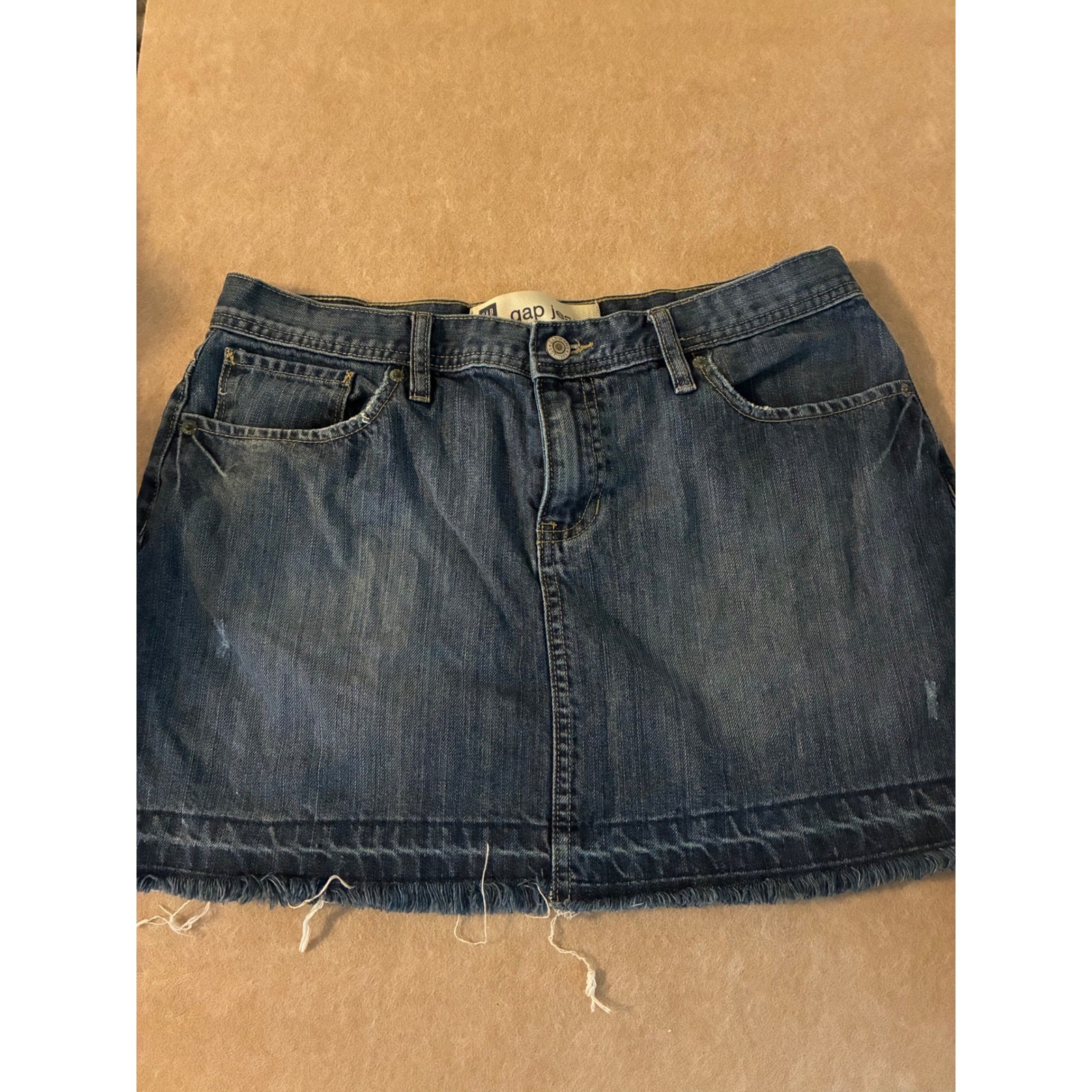 Vintage Gap Jeans Womens Blue Denim 100 Cotton Mini Skirt 308160