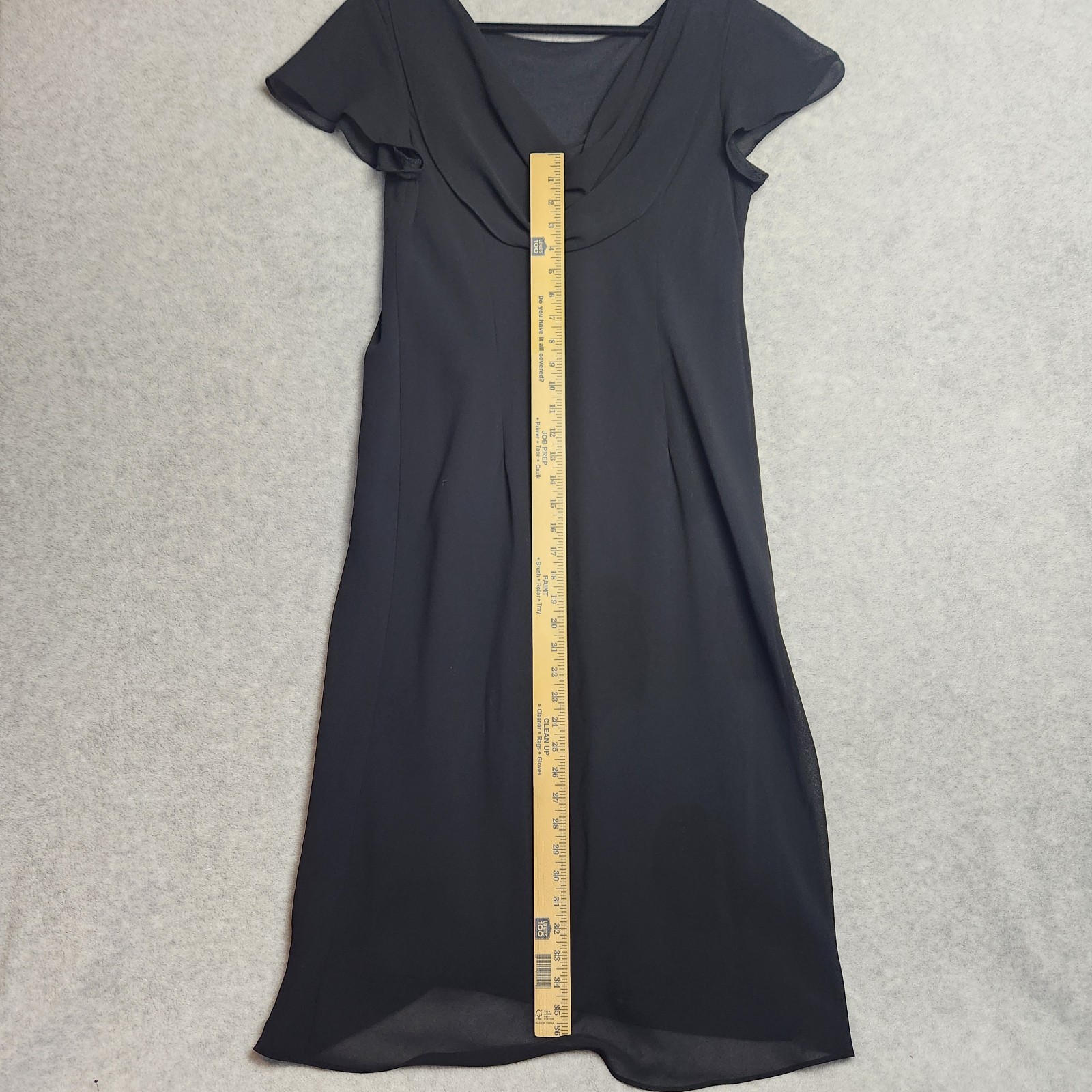 Vtg 90’s Black Beaded Maxi Dress Robbie Bee Scoop back dancing cocktail dressy