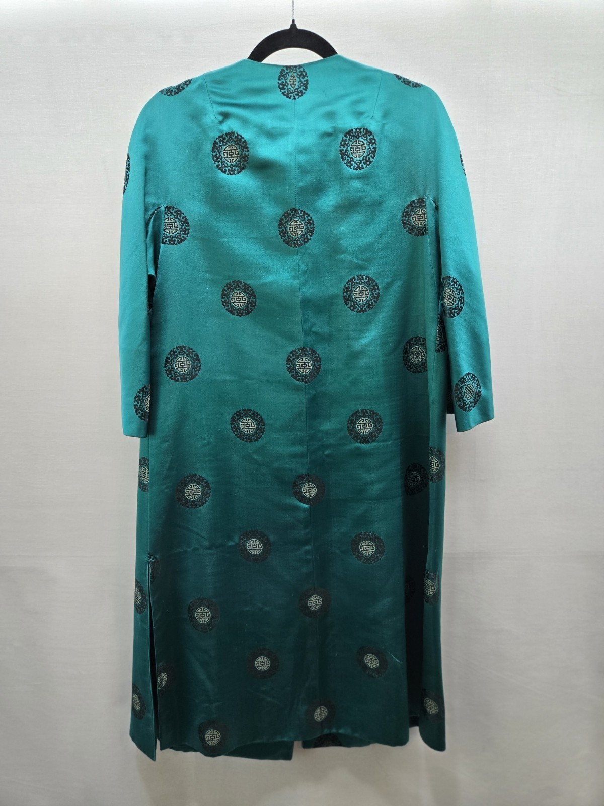 Vintage Ying Tai Ltd Peninsula Hotel Hong Kong Hilton Silk Robe Dressing Gown M