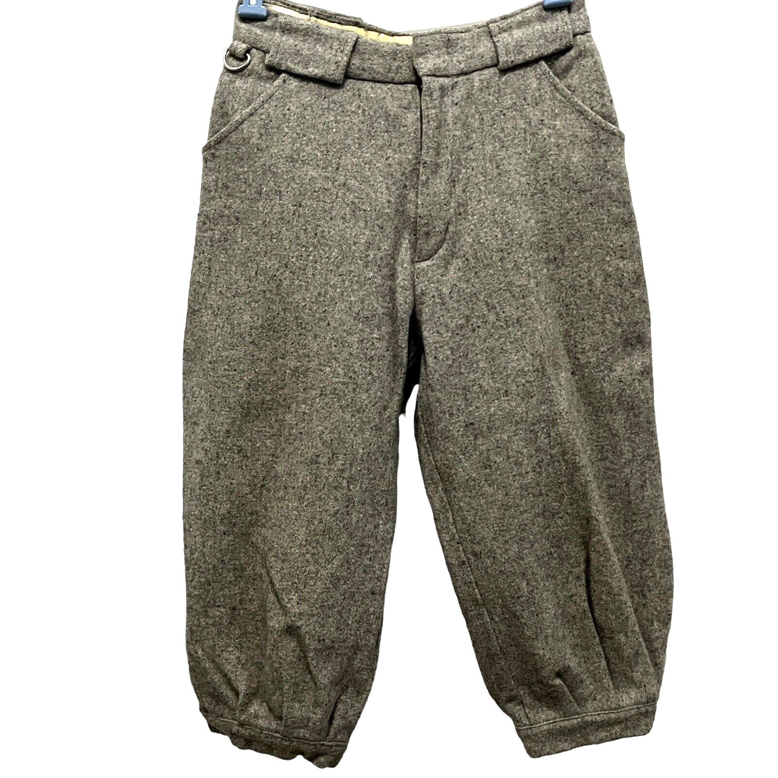 LANDAV Wool Knickers Pants Women’s Size 4 5 Modern Gray Vintage Alpine Marked 12