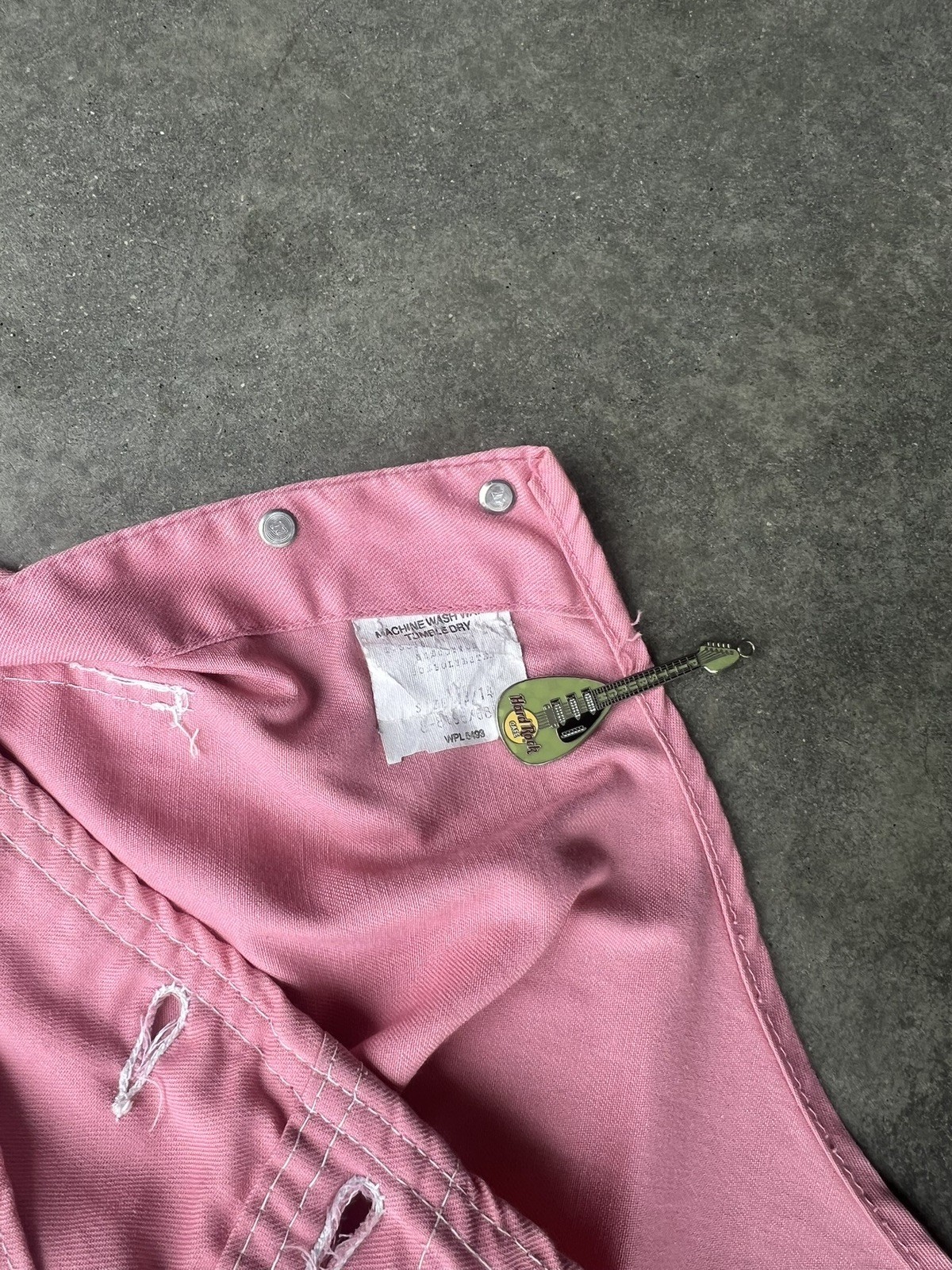 Vintage Washington Dee Cee Overalls Shorts Pink Women’s 11/12 Made In USA