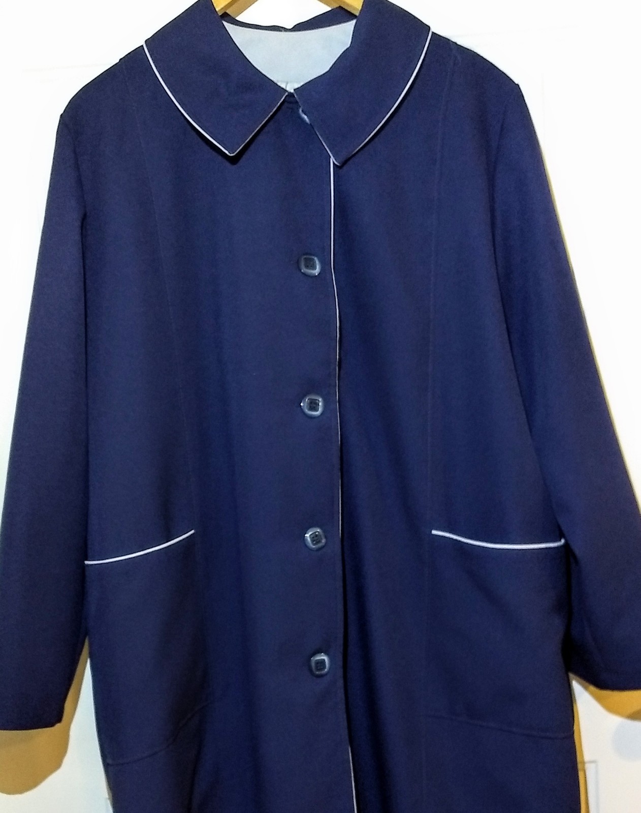 International Ladies Garment Workers Union ILGWU Ladies Blue Coat sz 22 1/2