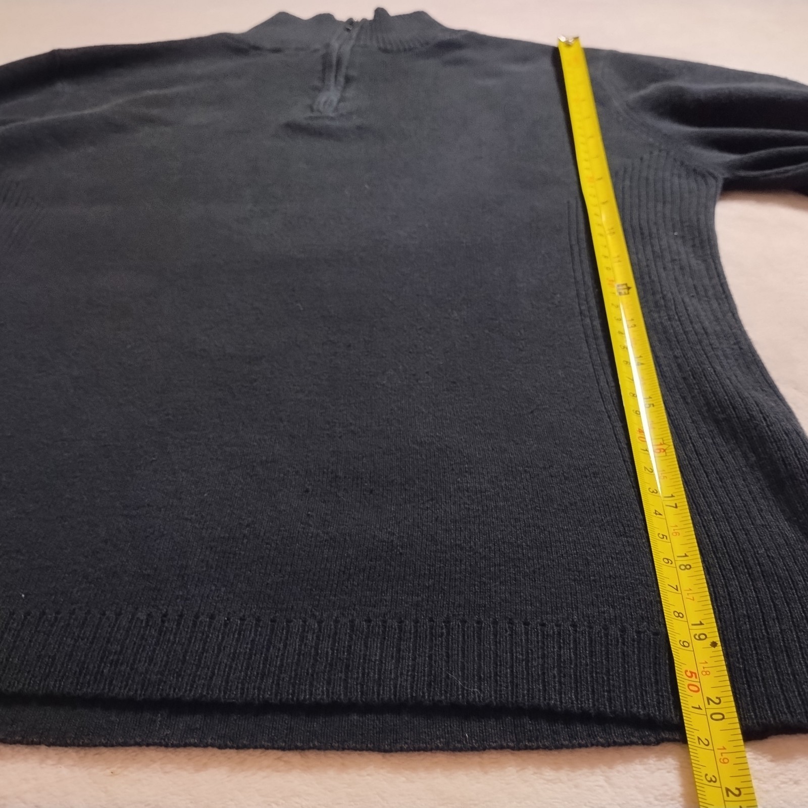 vintage y2k fitted ribbed quarter zip sweater sz m gorpcore utility normcore