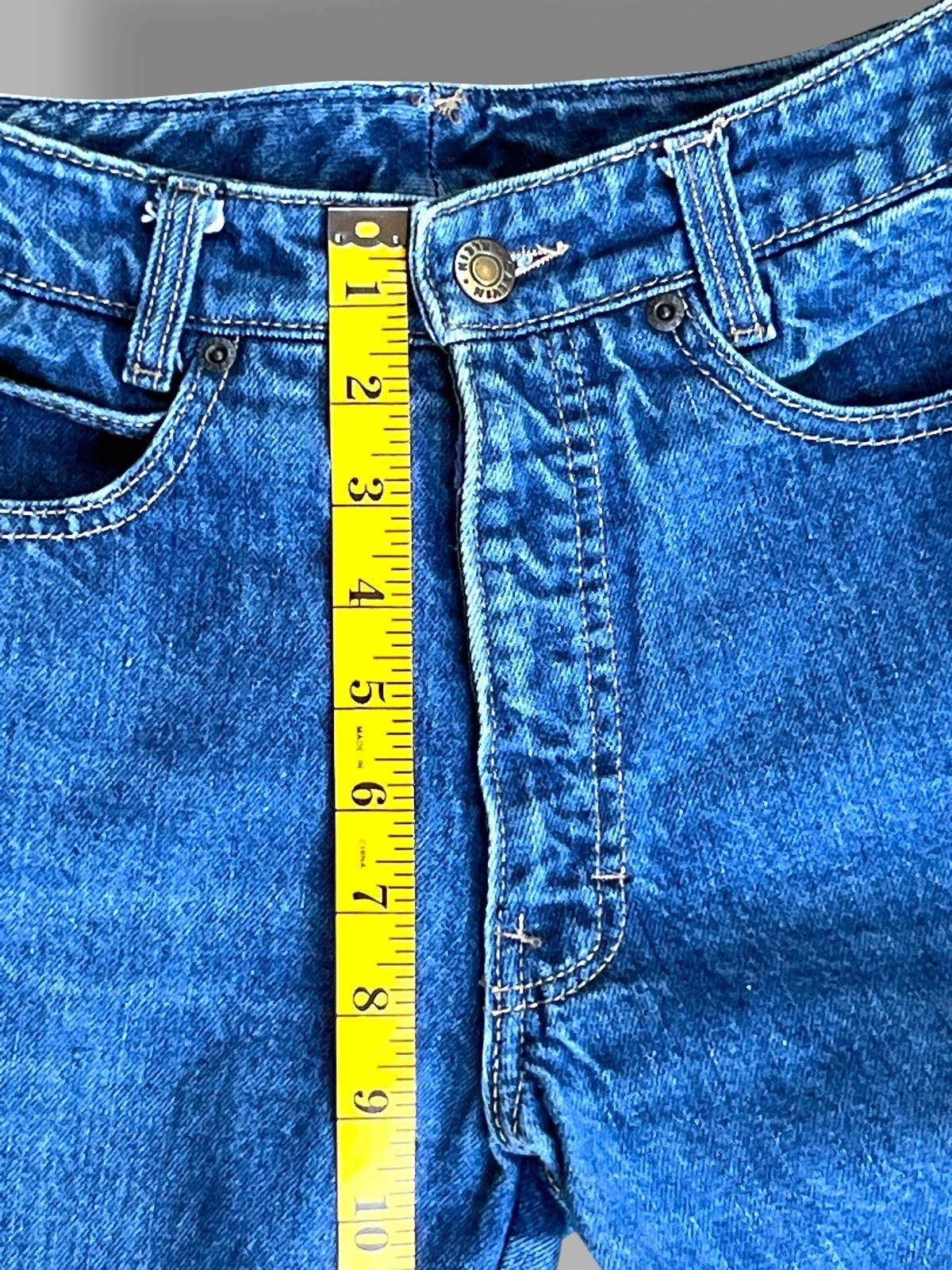 Vintage Calvin Klein High Waist Jeans Raw Hem Straight Leg Women’s Y2K 29”x32”