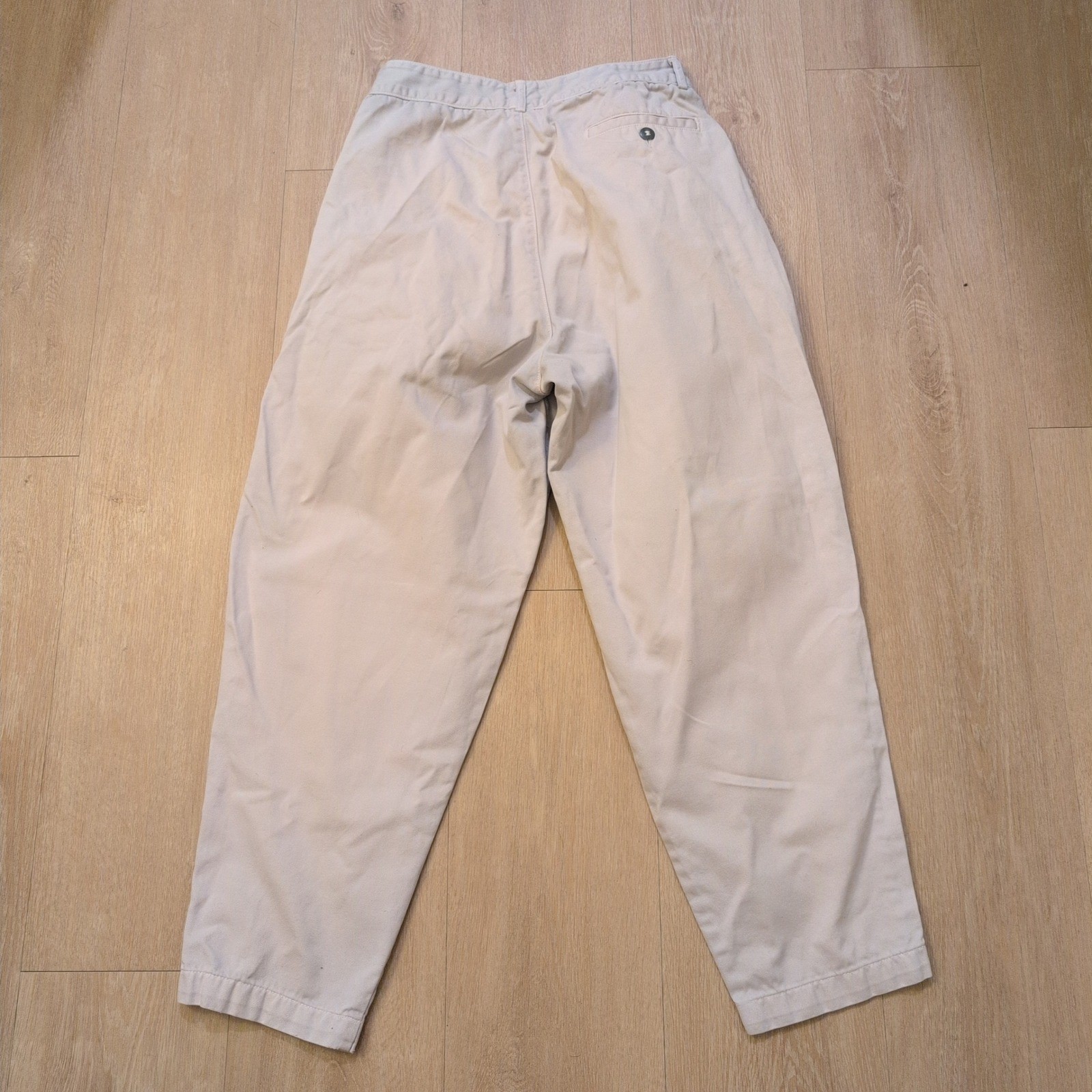 VTG Marithe Francois Girbaud Women Size 9/10 Pleated White Ankle Pants