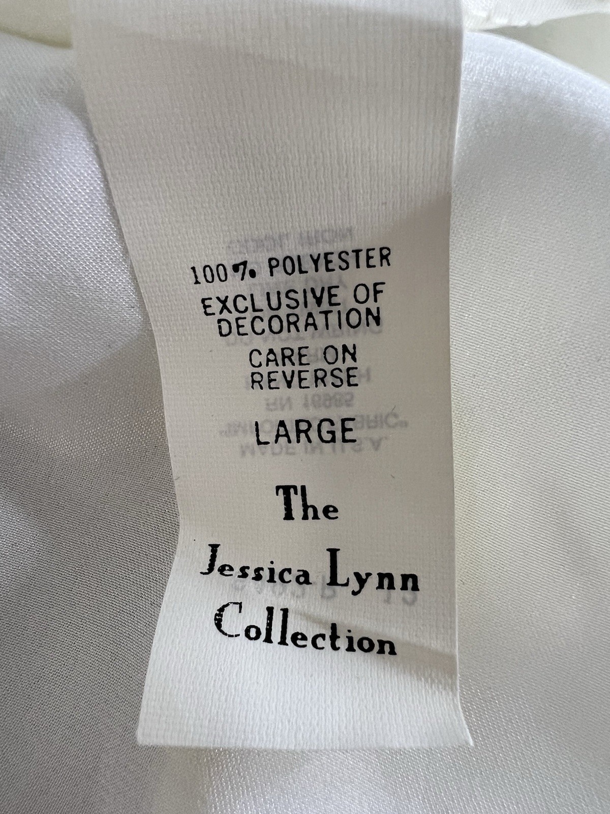 VTG Jessica Lynn Collection Women Set Robe Night Gown Satin L Ivory Chiffon Y2K