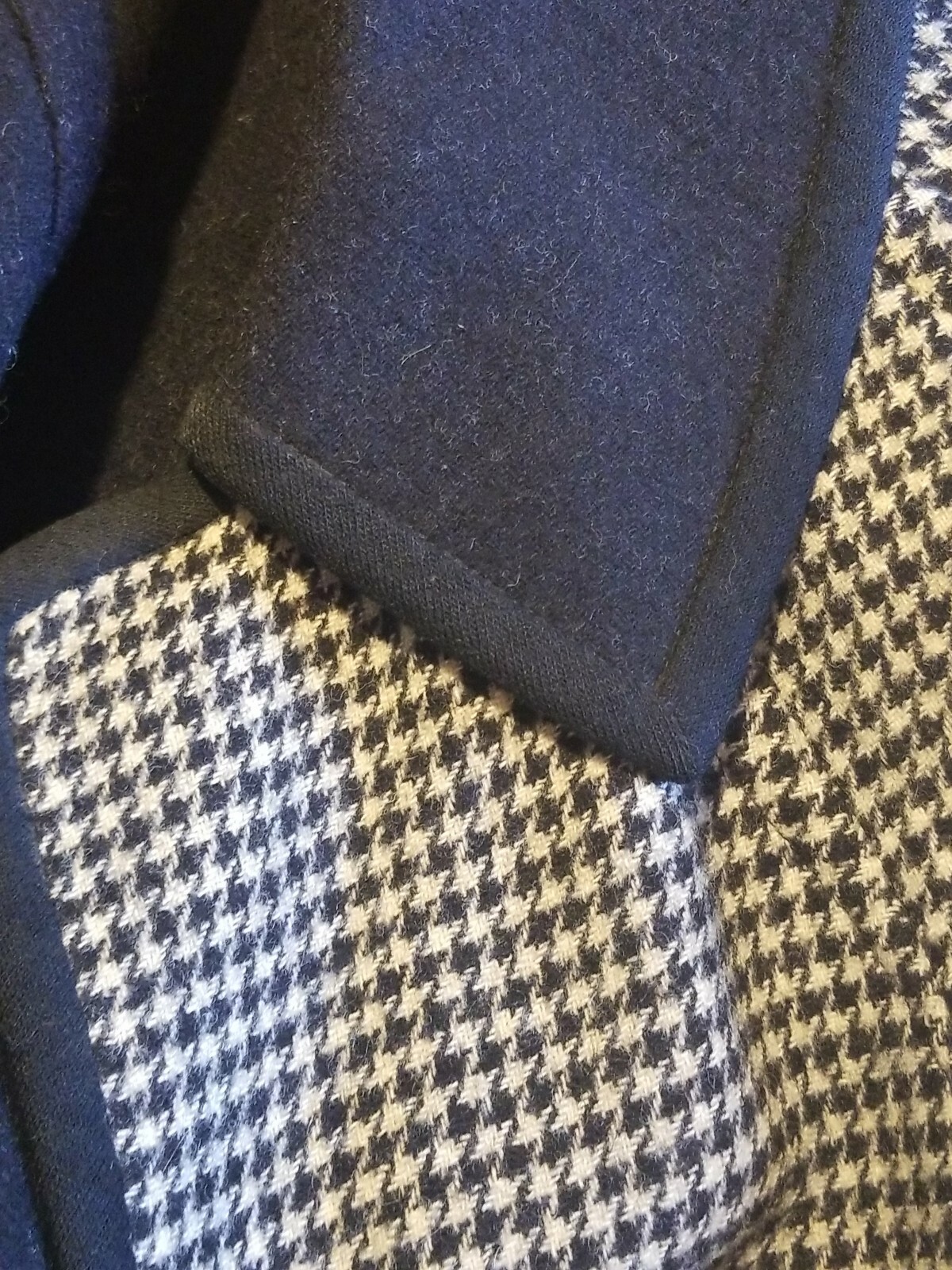 Vintage 1950s Pendleton Woman’s Coat & Skirt Size 8 Black & White Houndstooth