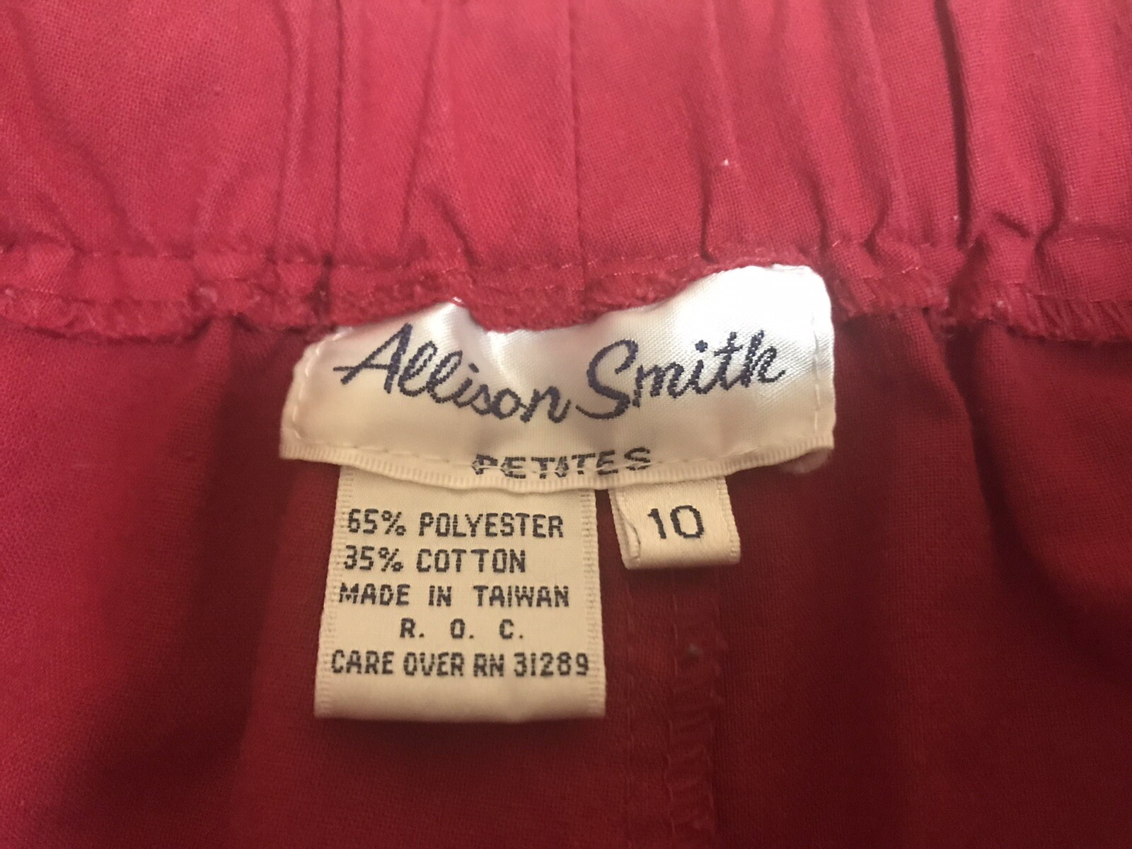 Vintage 1980’s Allison Smith Petites Women’s Size 10 Pink Button Down Maxi Skirt