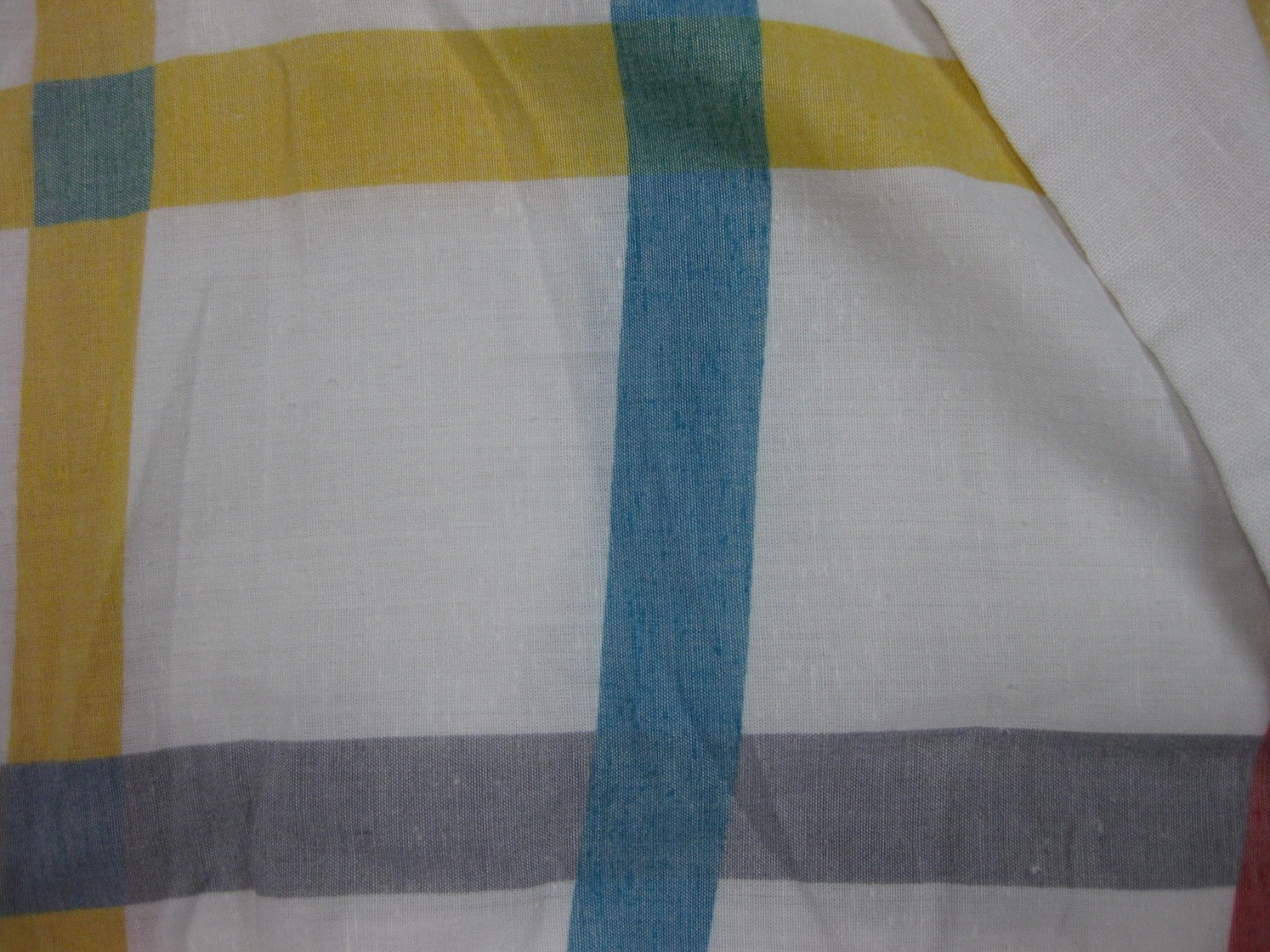 Vintage 80s does 50s J. Ellis Midi Day Dress (M) Plaid Housewife Collar