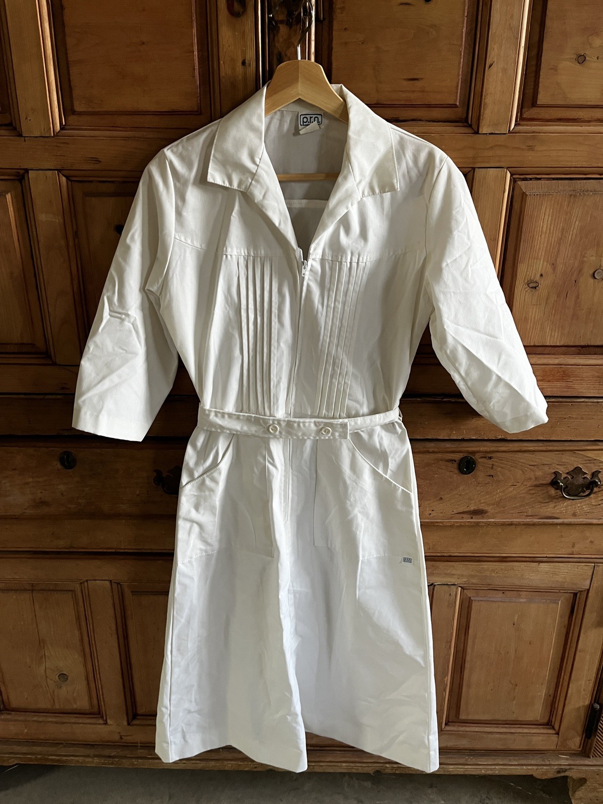 Vintage “PRN” White Nurse Dress Uniform Size 4