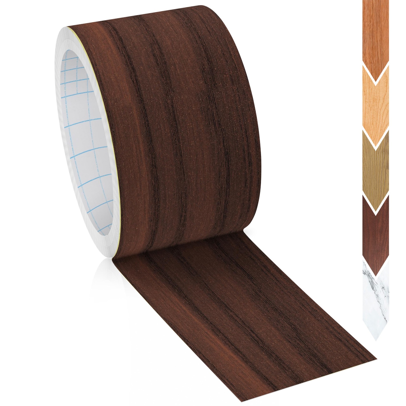 GSCIT Club 2.3″x50ft Wood Grain Repair Tape Self-Adhesive Walnut Patch