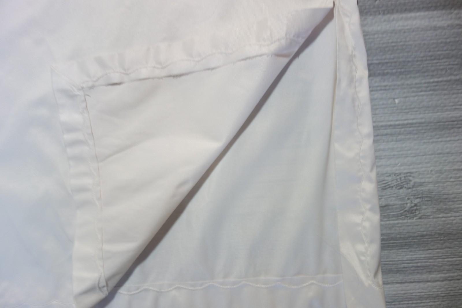 Vintage E. Greenwald & Sons Half Slip Long Ivory Nylon Tafetta Size Large-7
