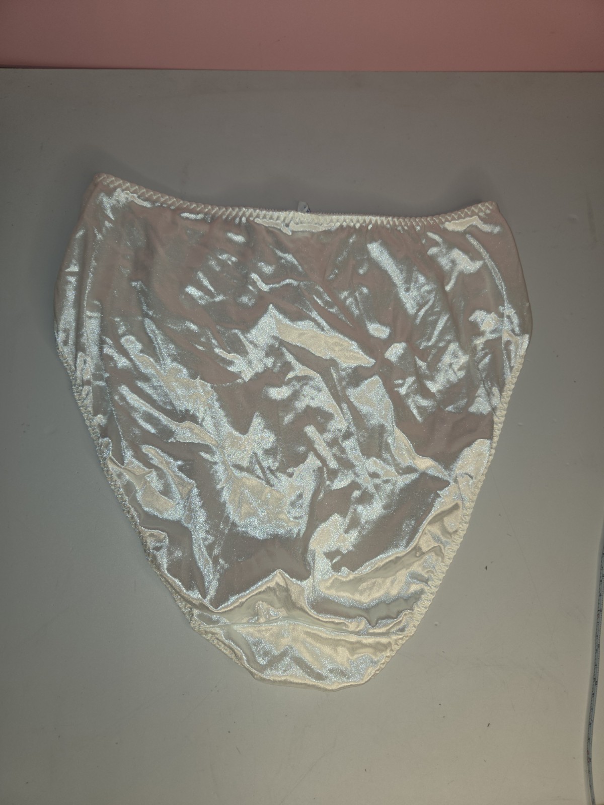 Vintage Bestform Nylon Lace Panties High Cut Size 9x White