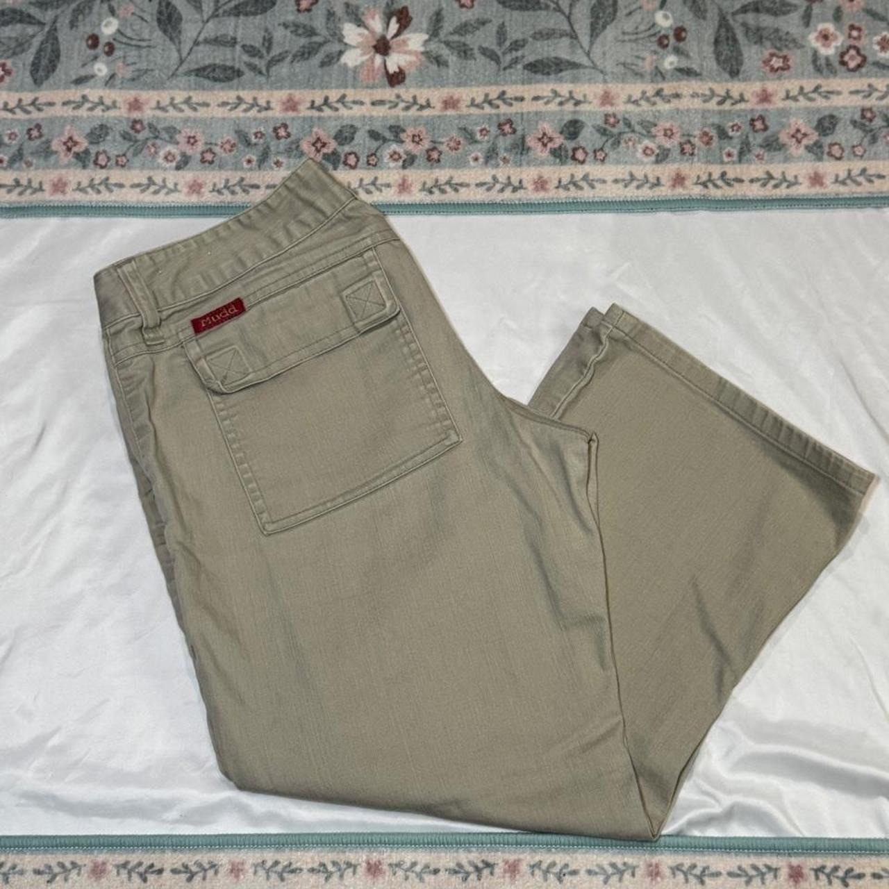 Vintage Y2K Mudd Khaki Capris / Cropped Pants – size 9